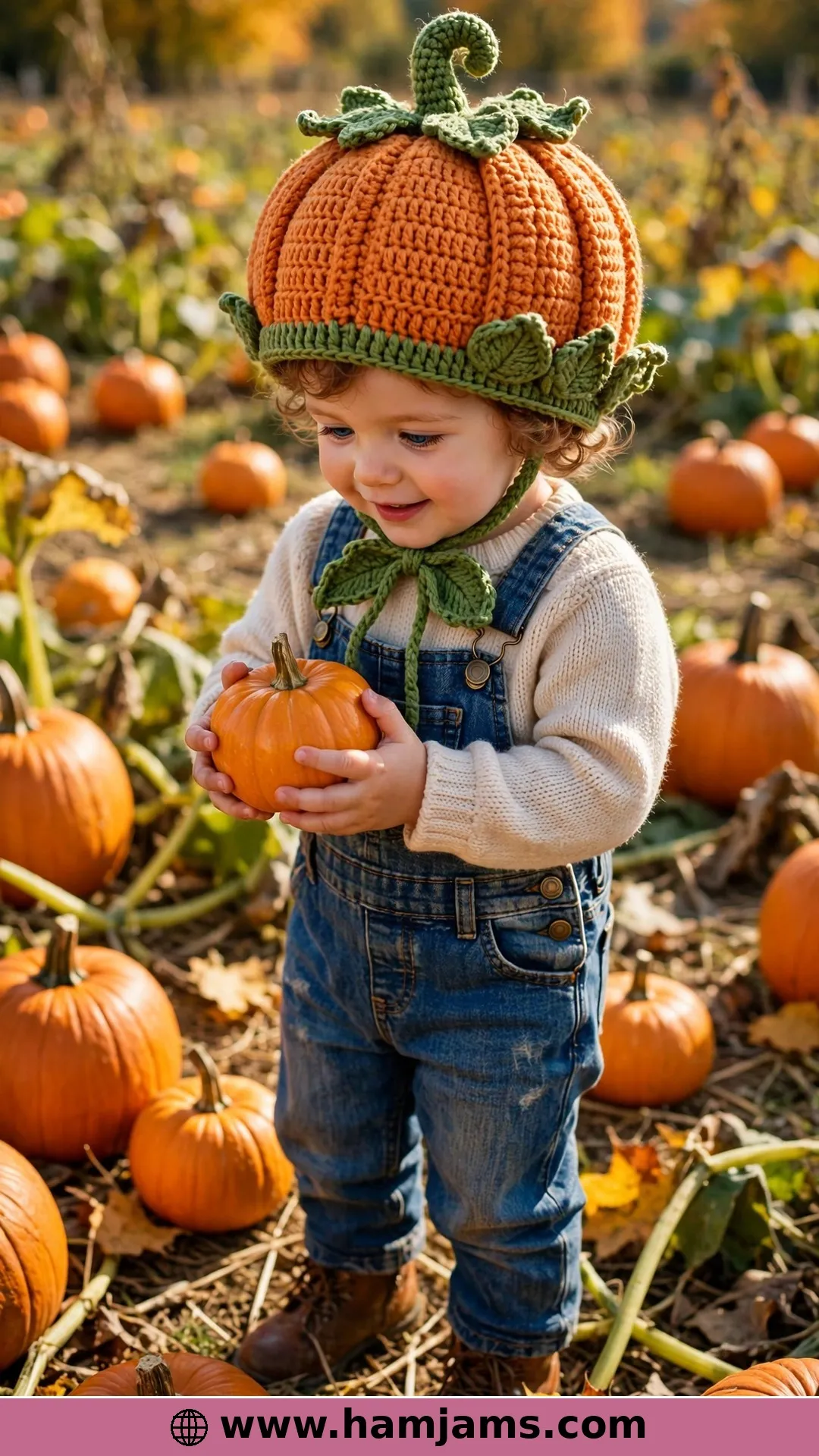 Pumpkin Hat for Toddlers and Kids
