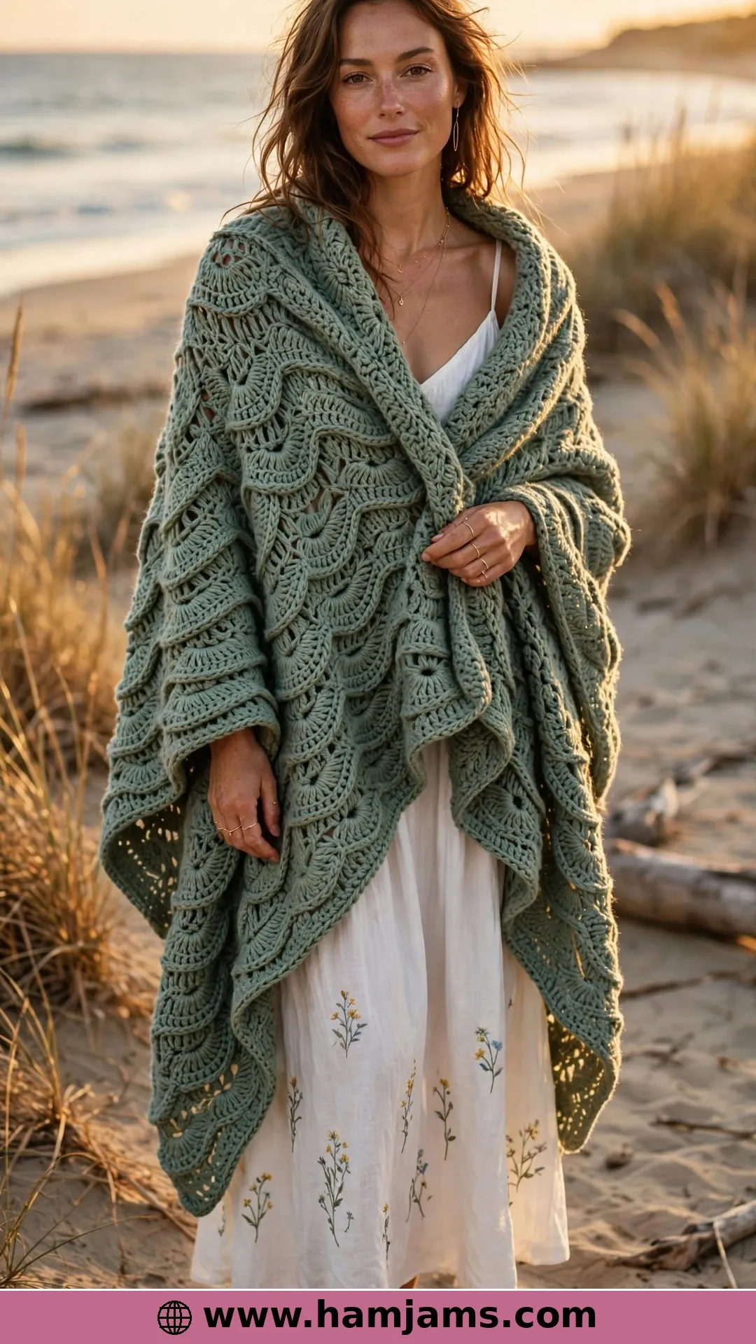 The Oversized Wave Wrap