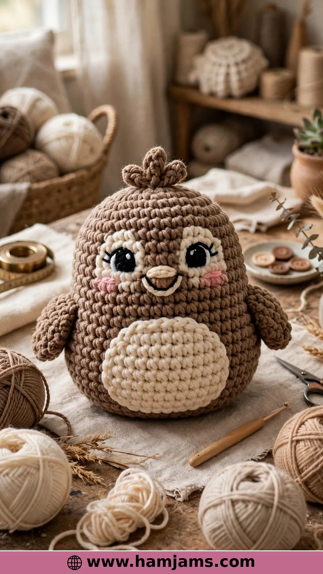 A Chunky Little Birb with Interactive Rows