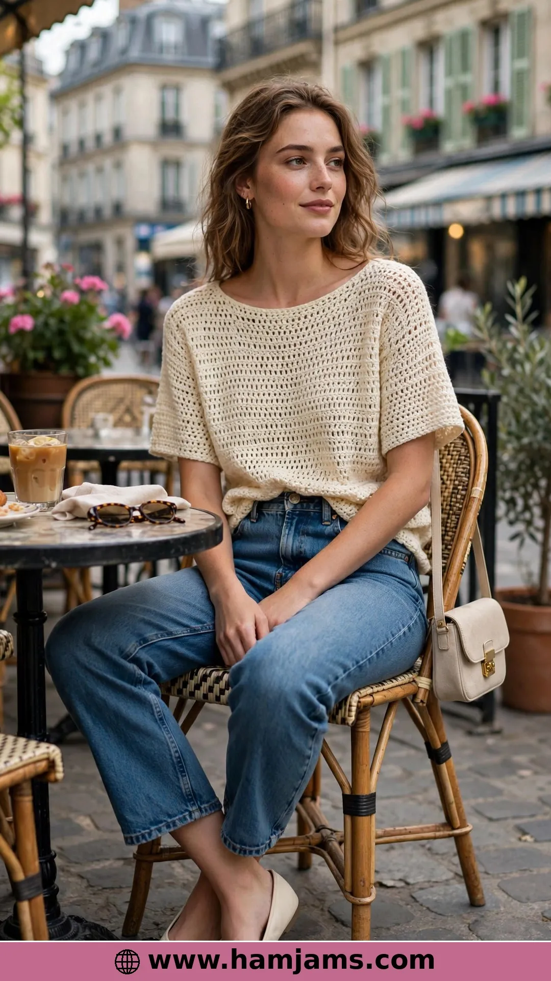 The Slouchy Boat-Neck Tee from Four Rectangles