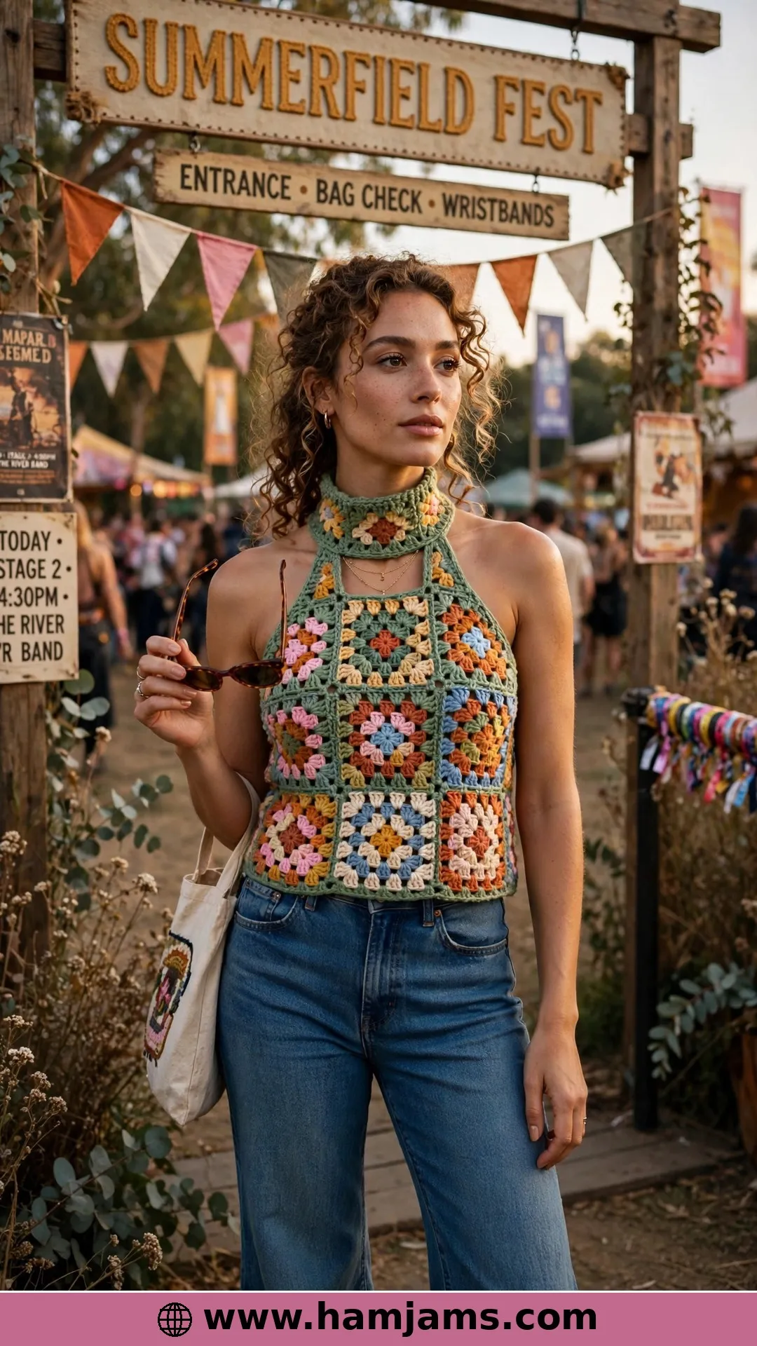 High-Neck Granny Squares