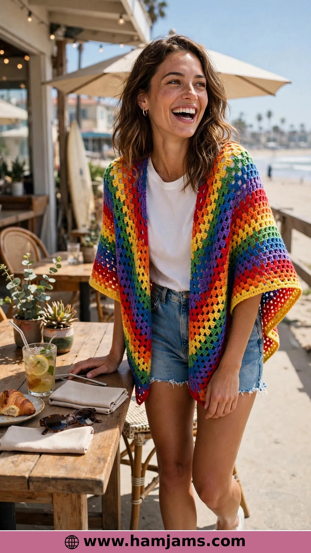 The Rainbow Poncho That Weighs Almost Nothing