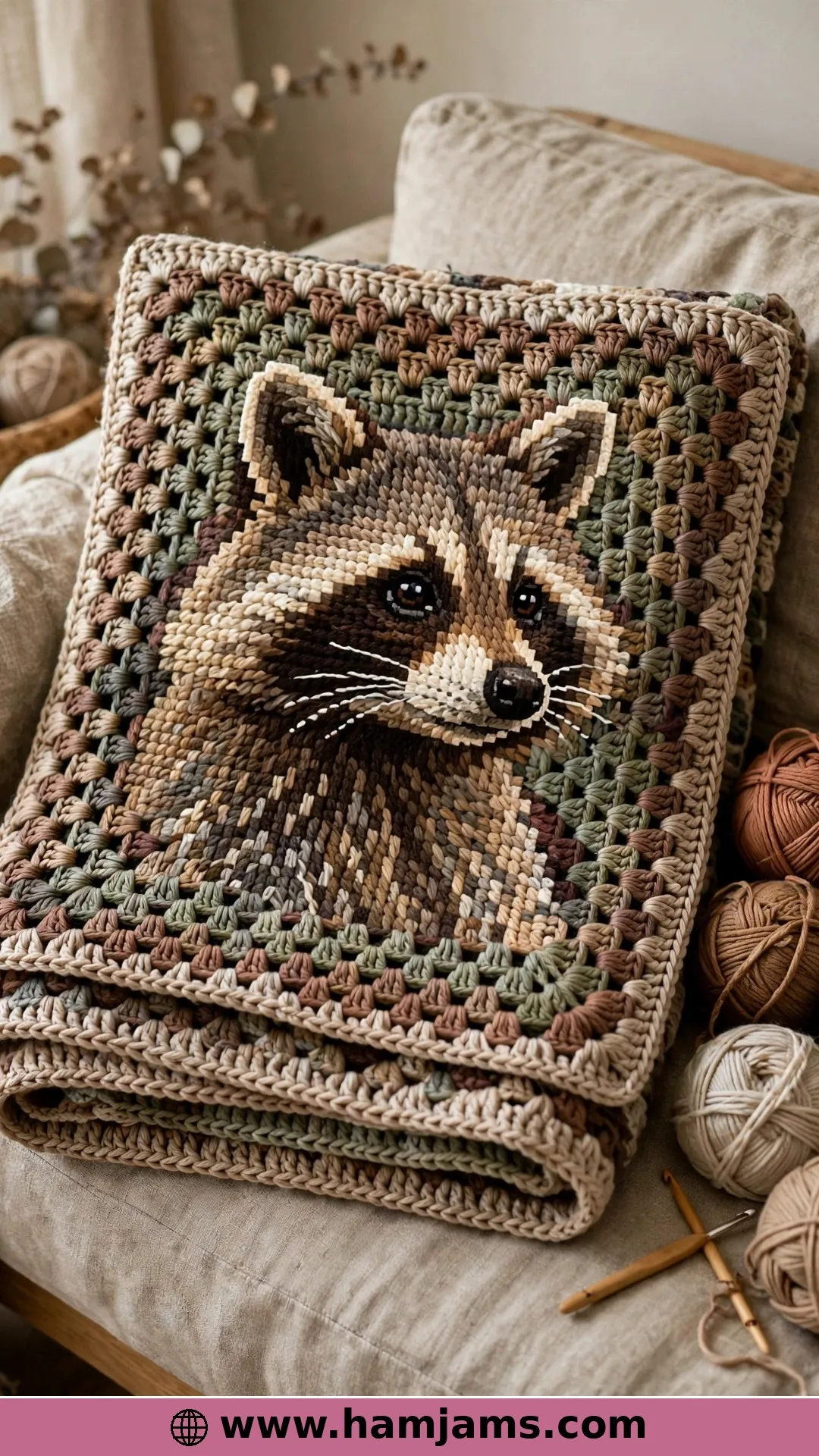 The Wildlife Graphghan Square