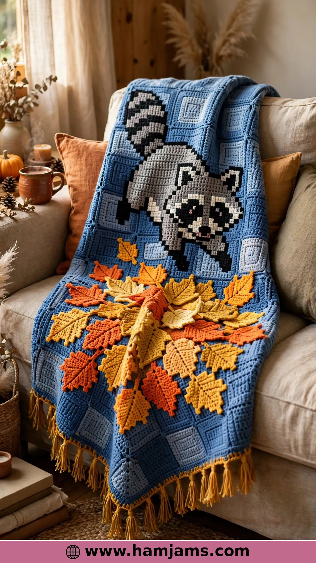The Autumn Leaves C2C Blanket