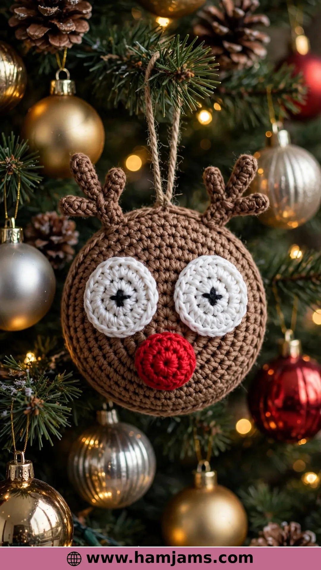 A Round Little Face From the 12 Days of Ornaments