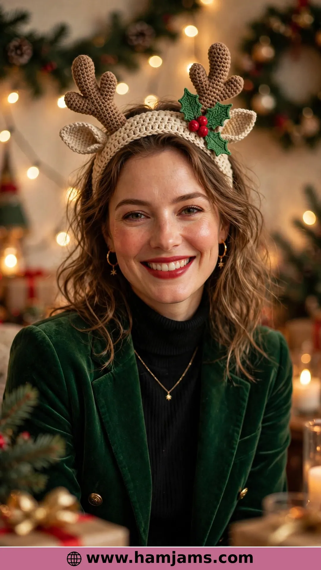 Antlers on a Headband, Ready for the Party
