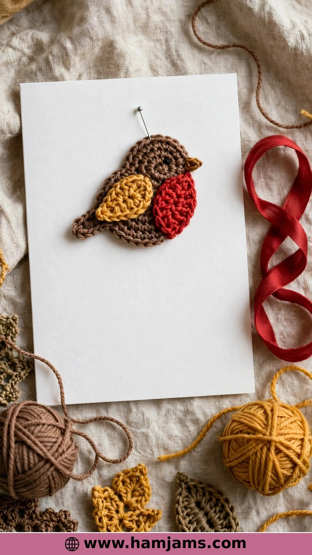 A Tiny Appliqué for Cards, Tags and Garlands