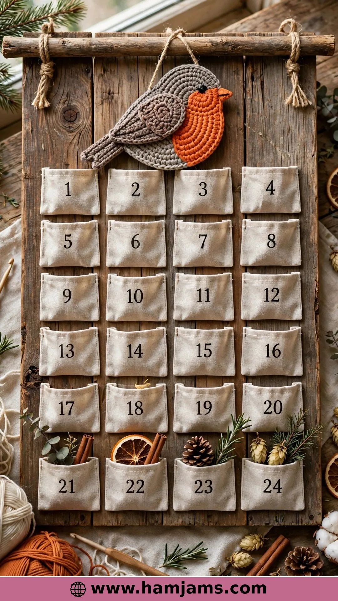 A Flat Robin for an Advent Calendar