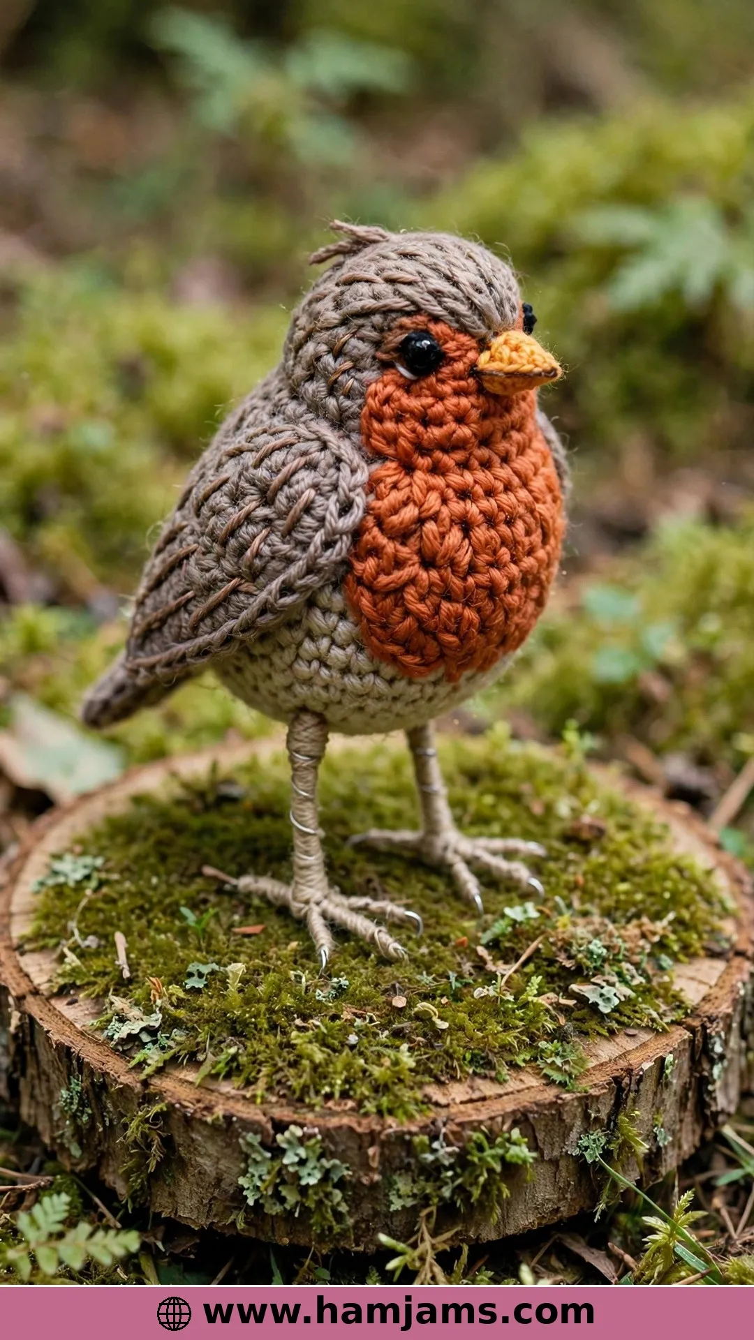 A Wildlife Trust Robin With Realistic Legs