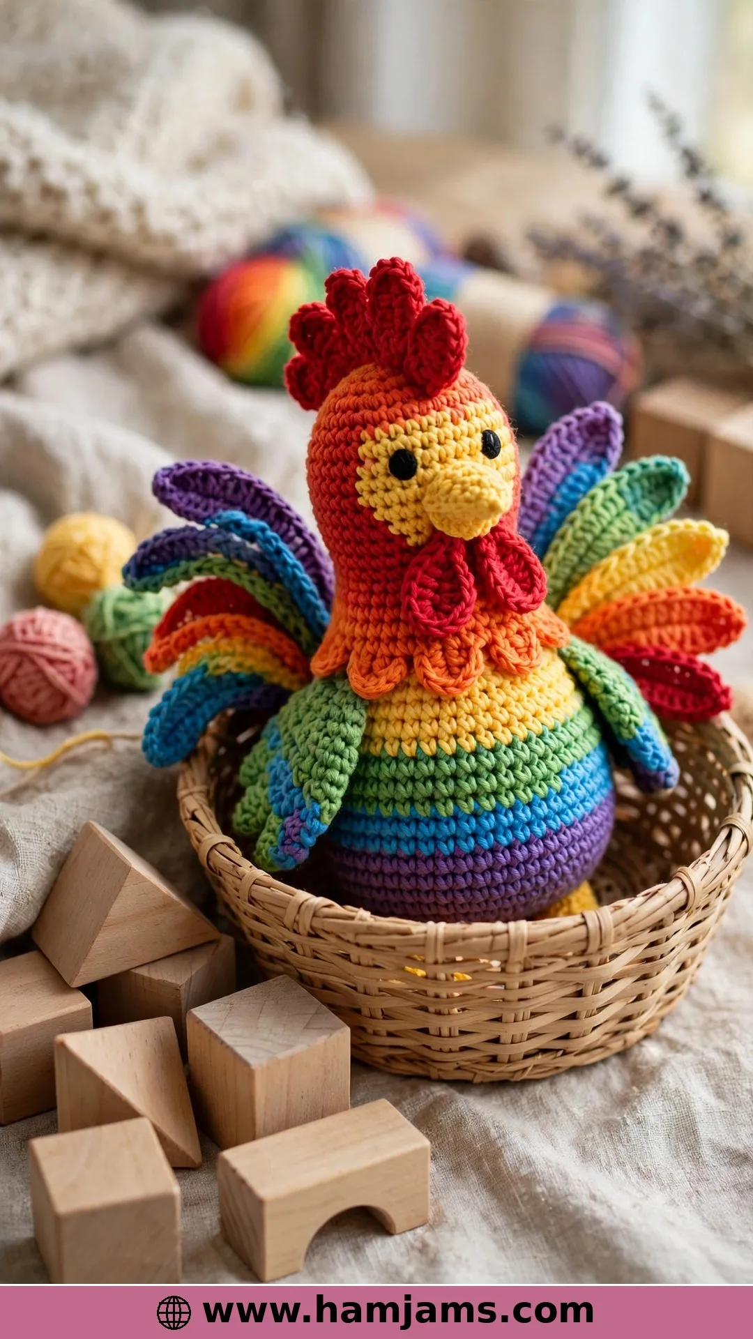 A Big Colourful Roo for the Toy Box