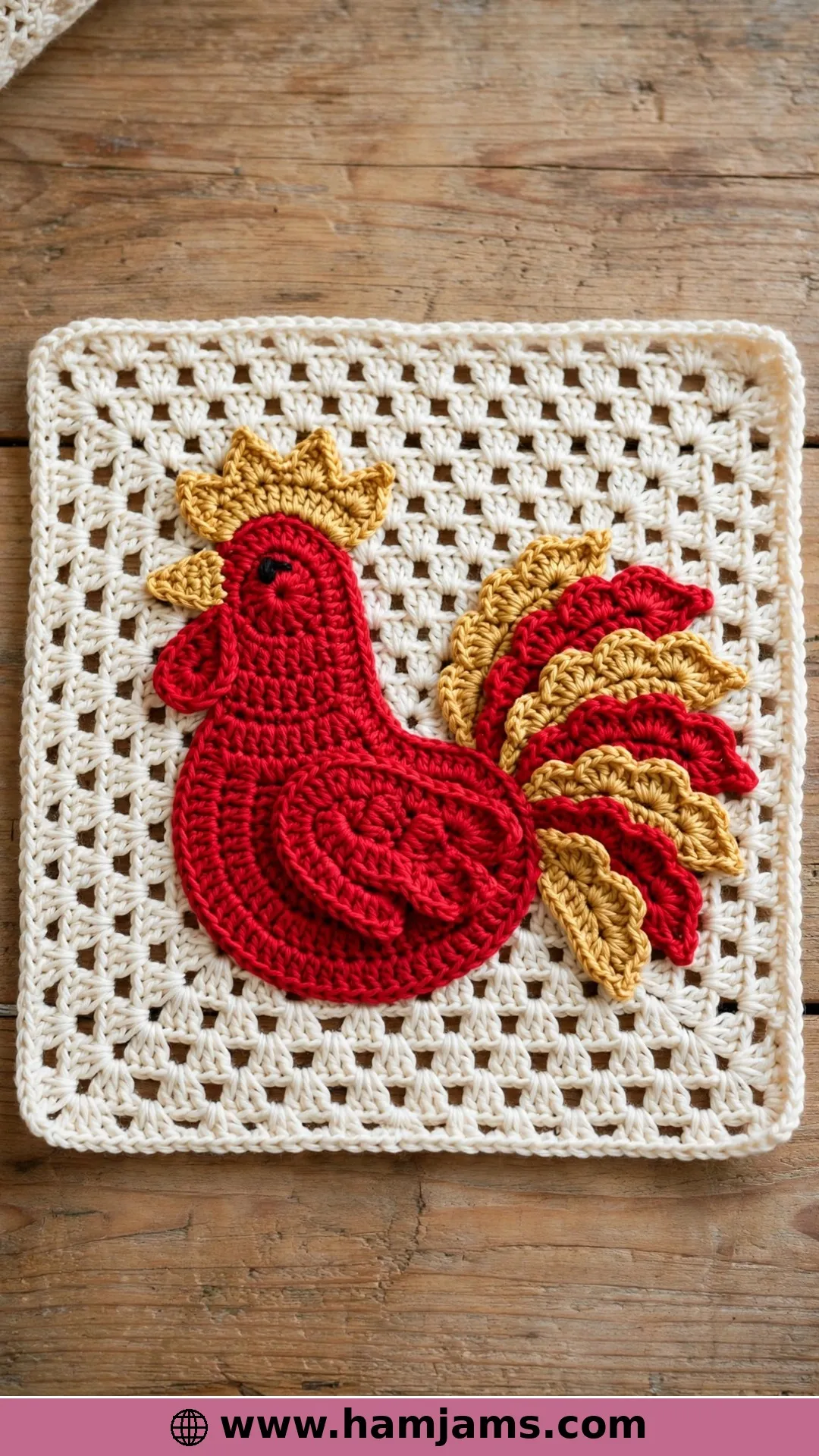 A Cheerful Applique That Will Not Ruffle Feathers