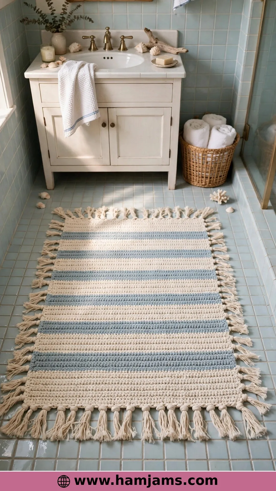 Coastal Stripes and Knotted Fringe