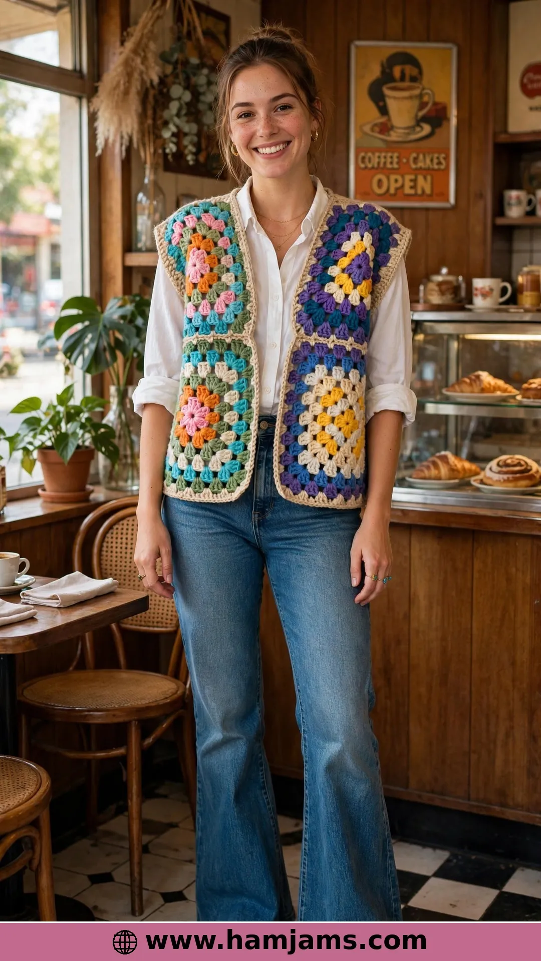 The Two-Square Vest with the Retro Soul