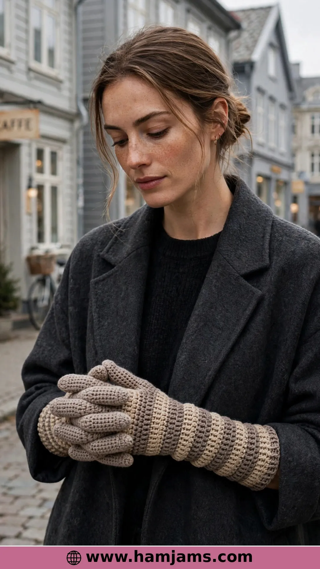 The Extra-Long Slip-Stitch Mittens in Three Neutrals