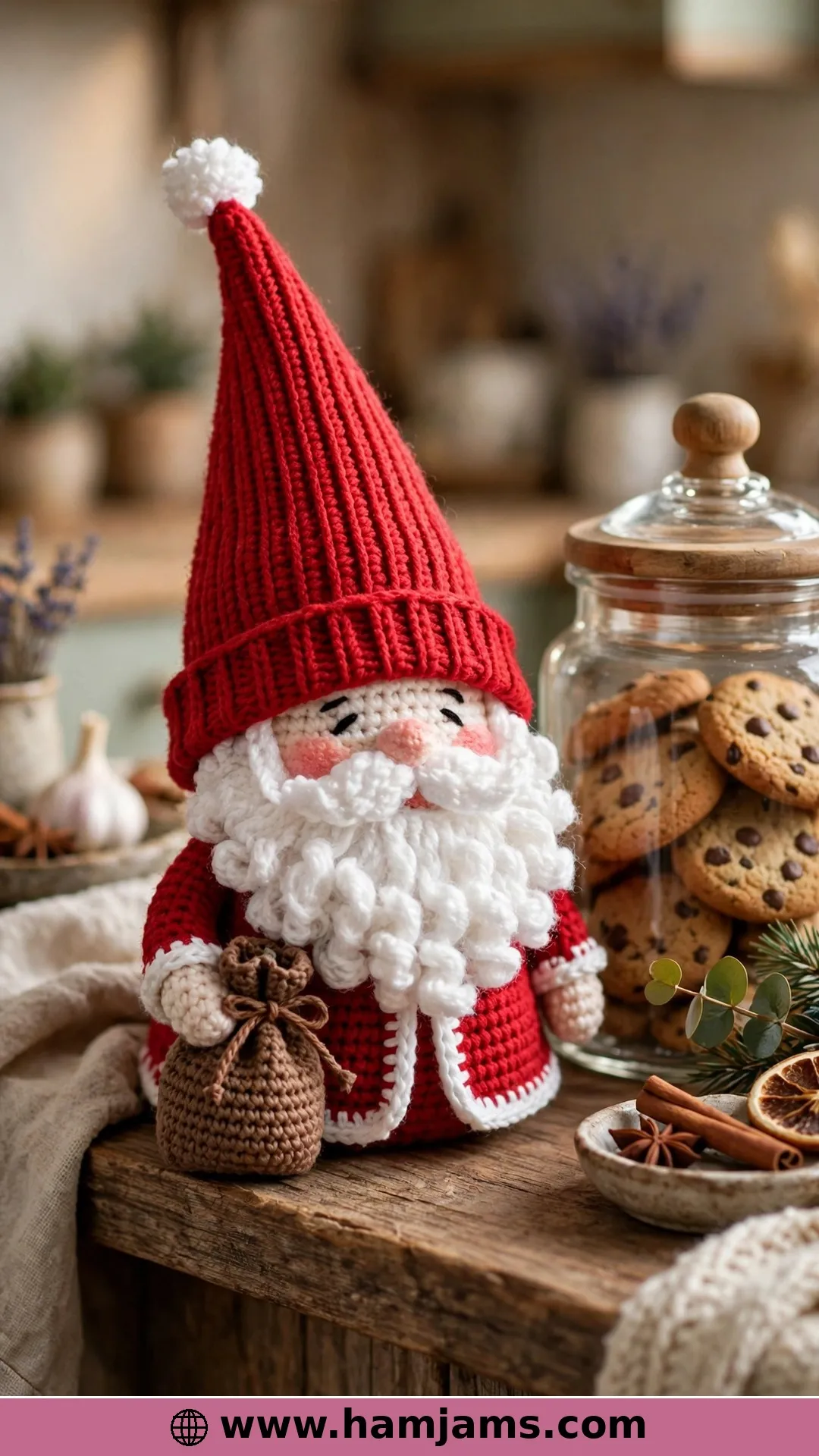 The Gnome-Style Santa With His Toy Sack