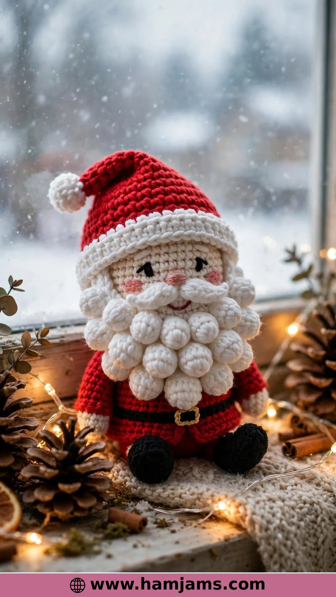 The Cuddle Me Santa With the Textured Stitches