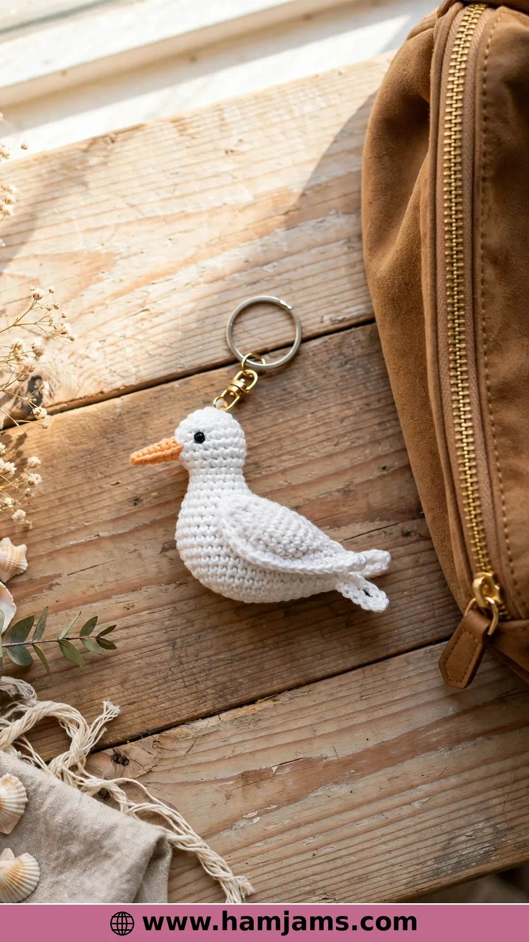 A Seagull Keychain You Can Make in an Evening