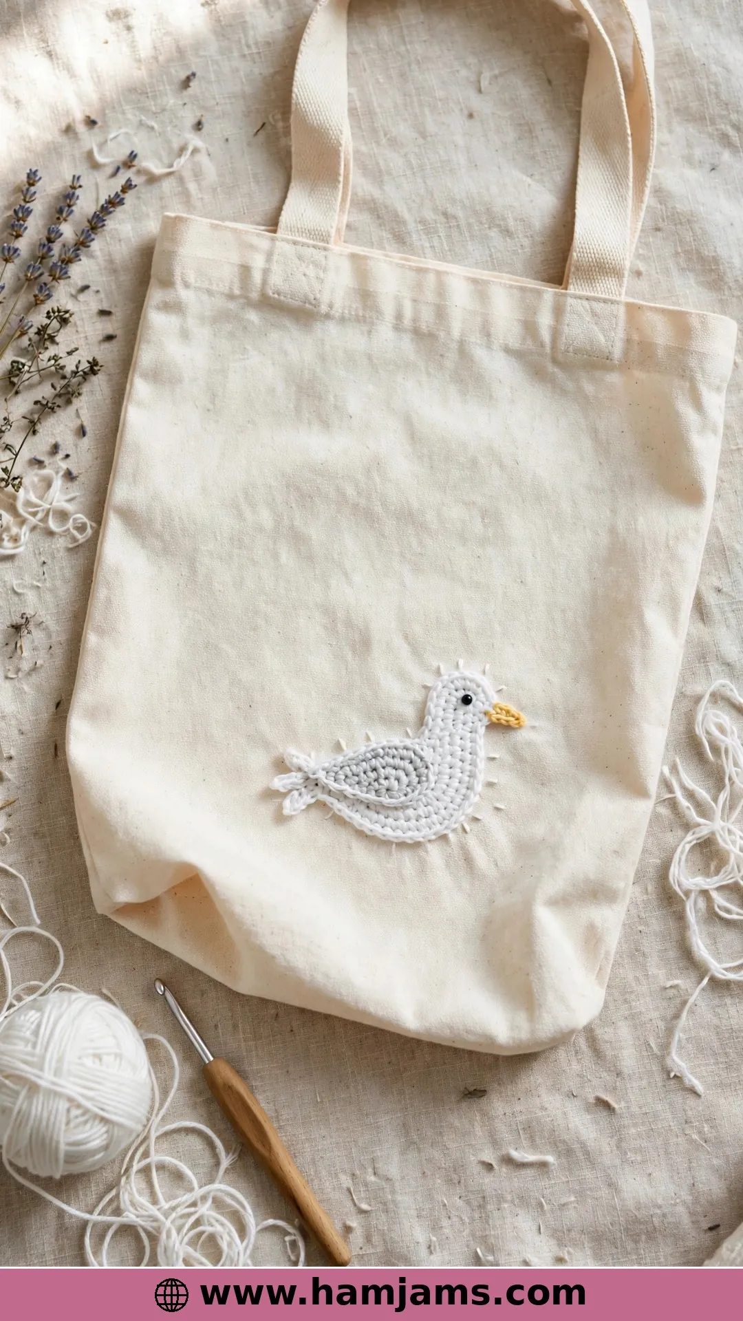 A Seagull Appliqué for Jumpers, Bags and Blankets