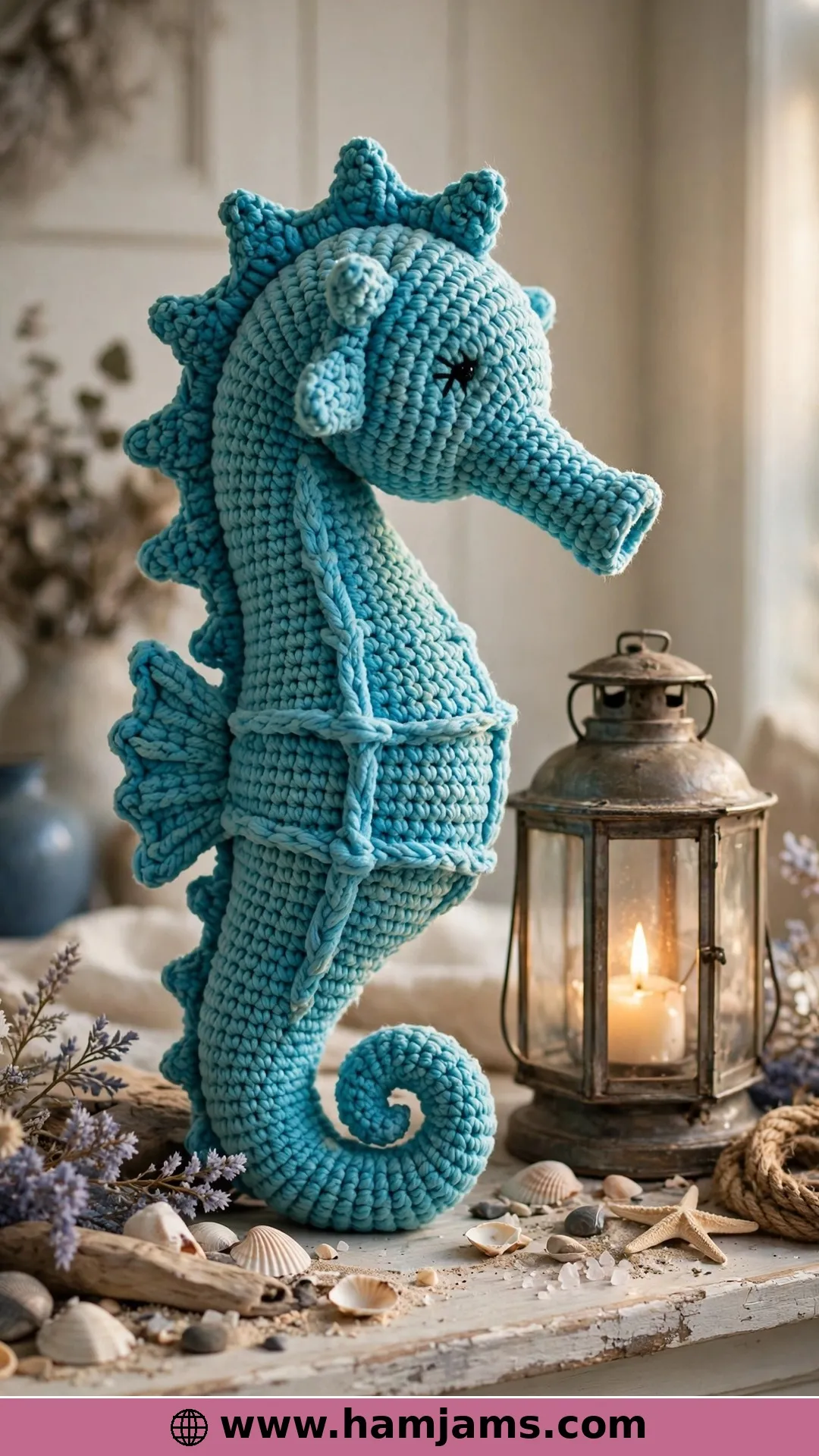 A Statement Seahorse With a Folded Snout
