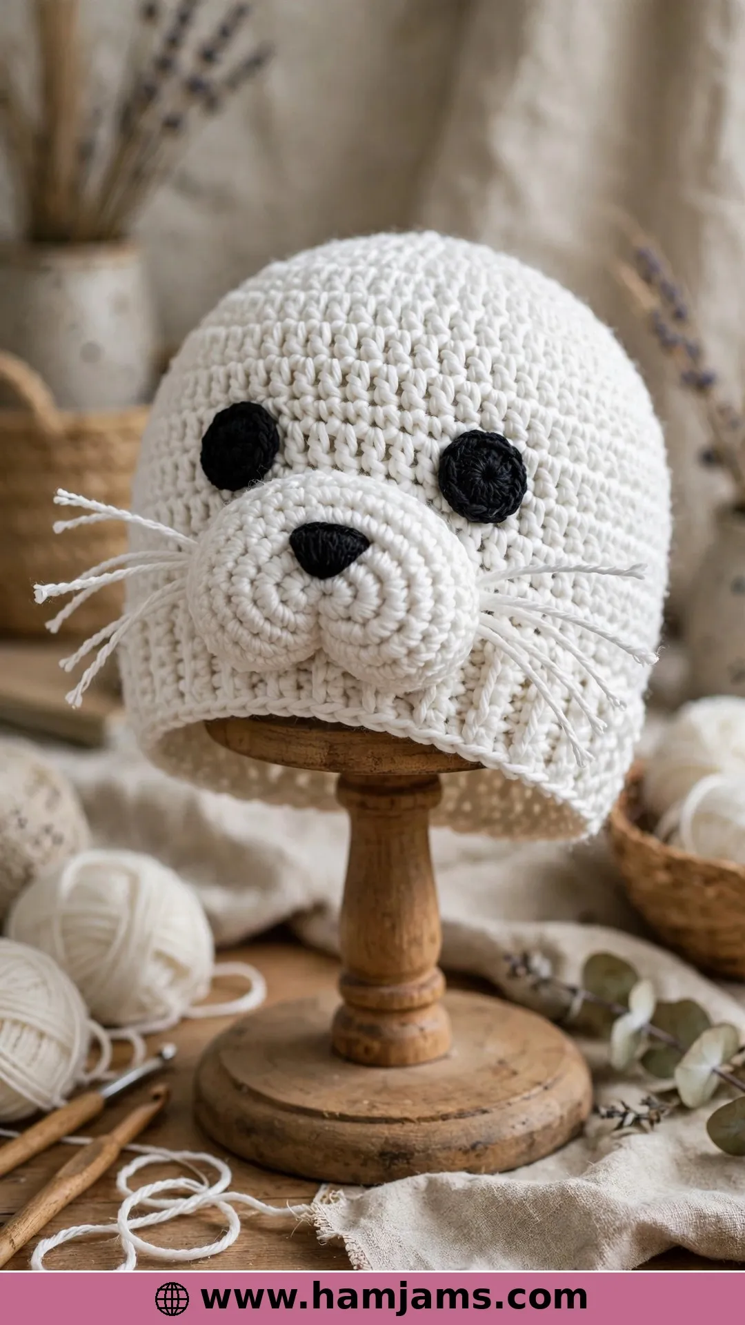 The Seal Hat in Six Sizes