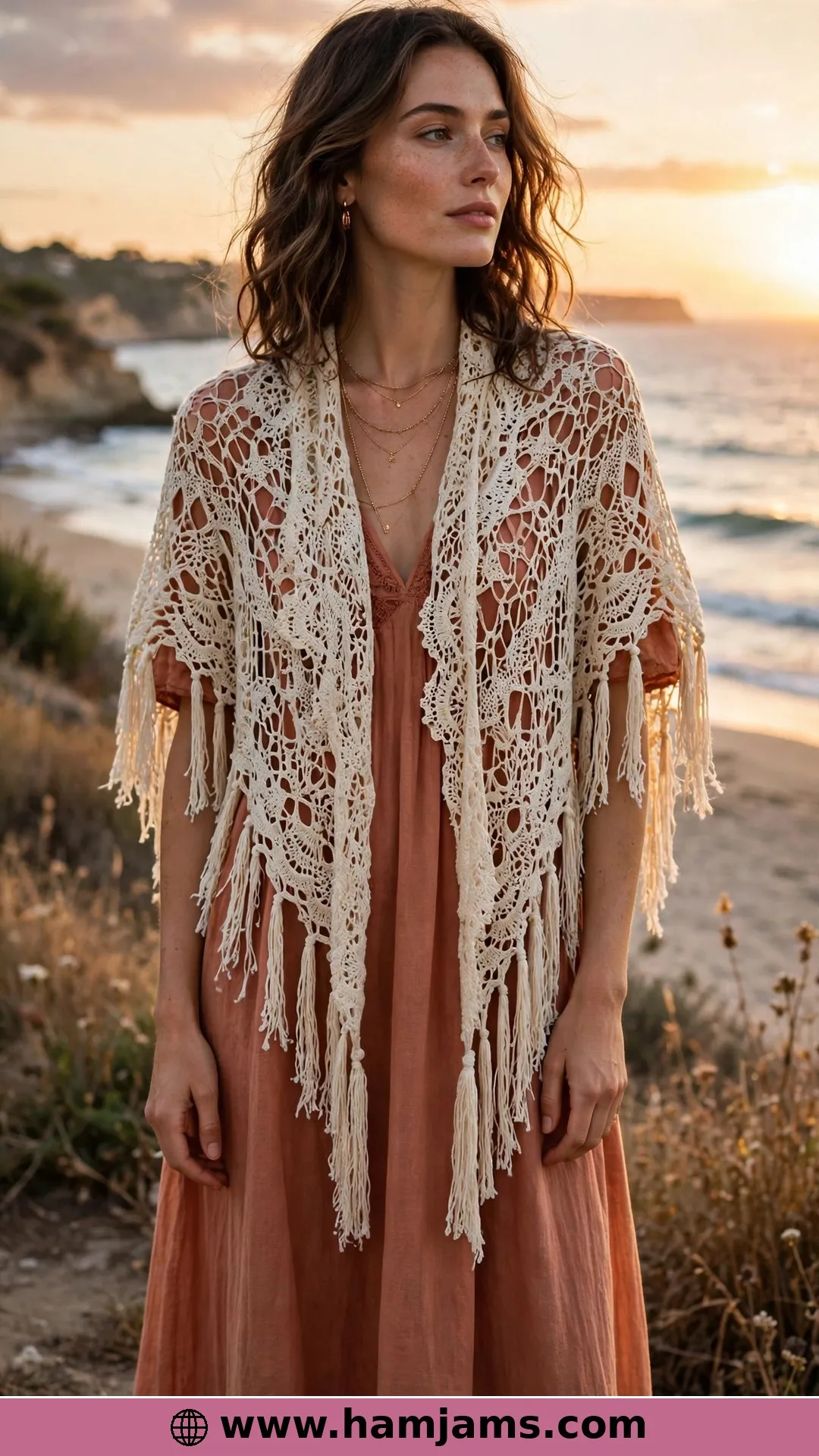 Lace Columns and a Sunset Fringe