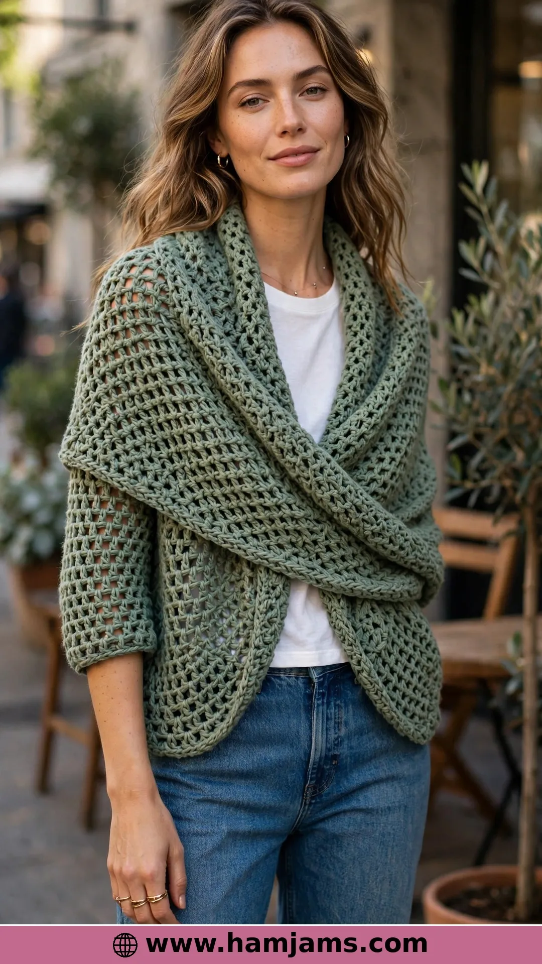 Crossed Stitches and a Two-Row Repeat