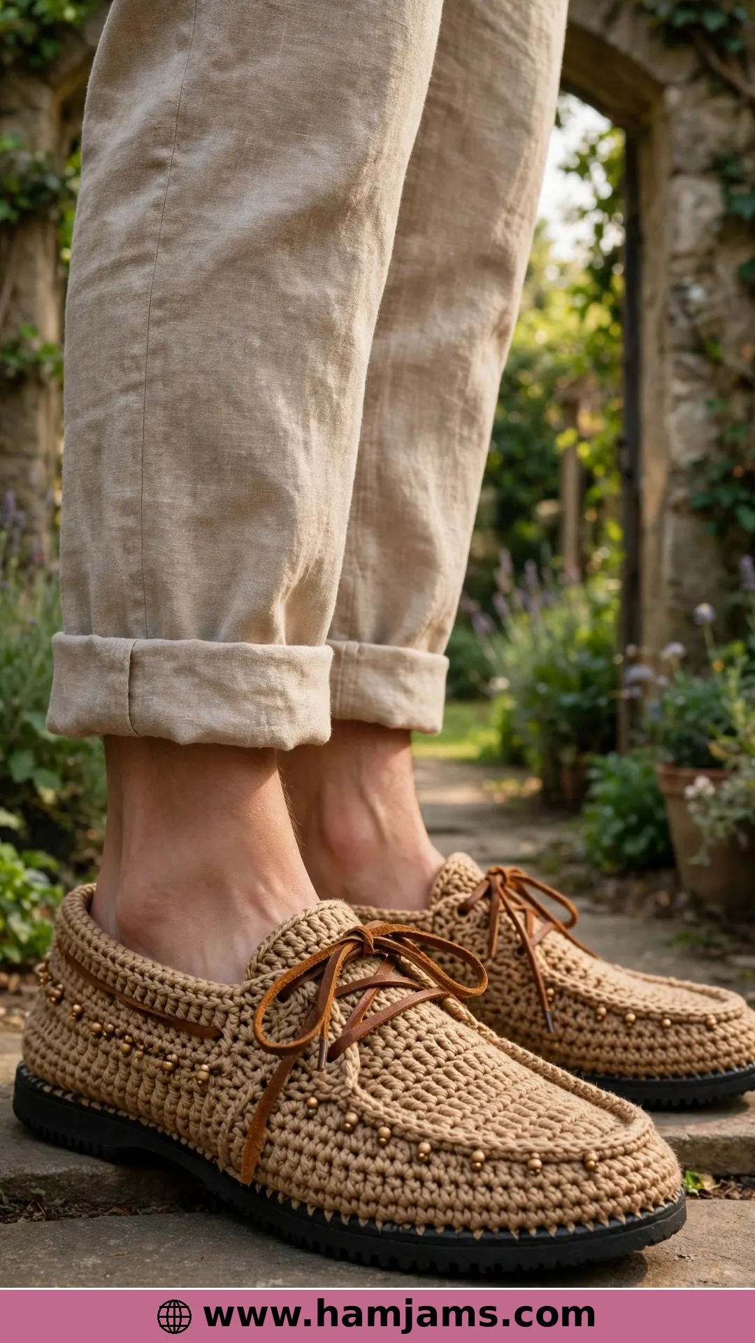 Moccasin Shoes With Leather Laces