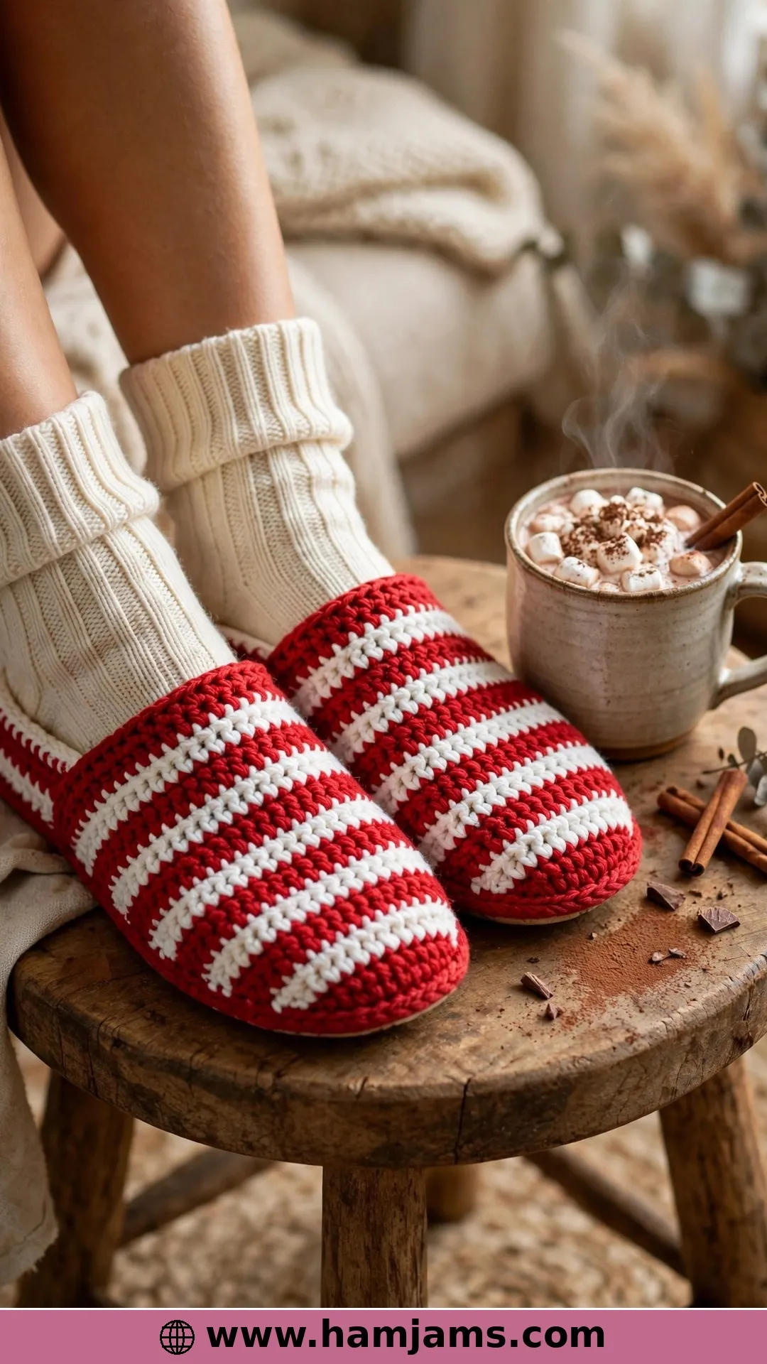 Red and White Stripes, Sized to Twelve