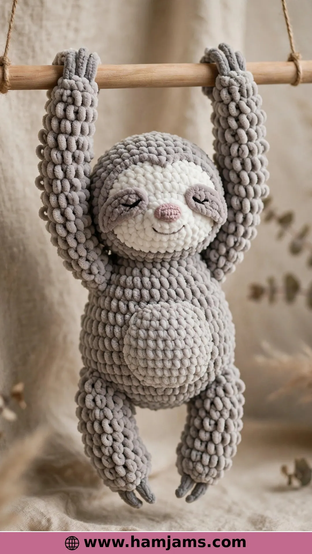 The Chenille Plush With Movable Arms