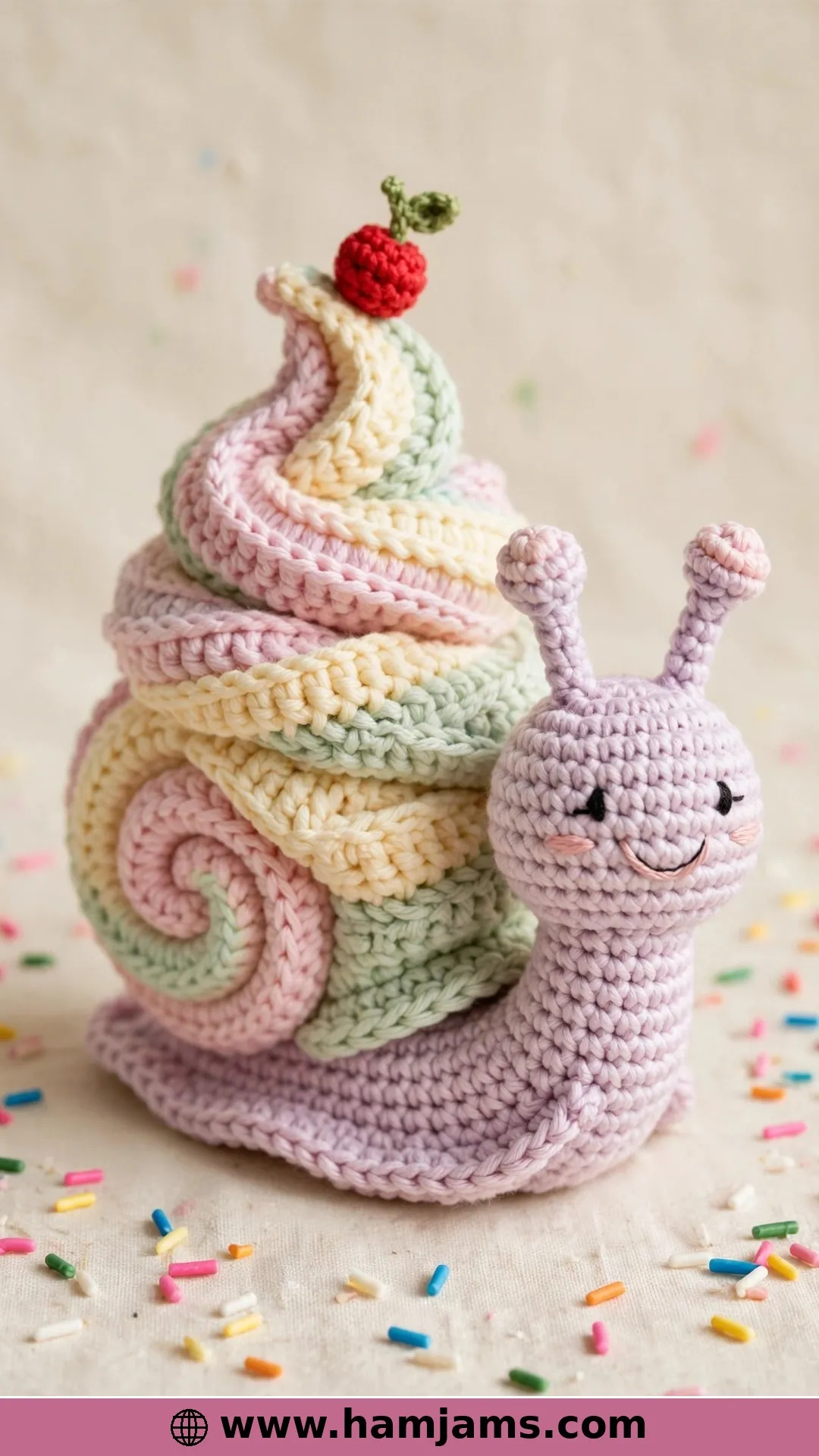A Dessert Snail with an Ice-Cream Shell