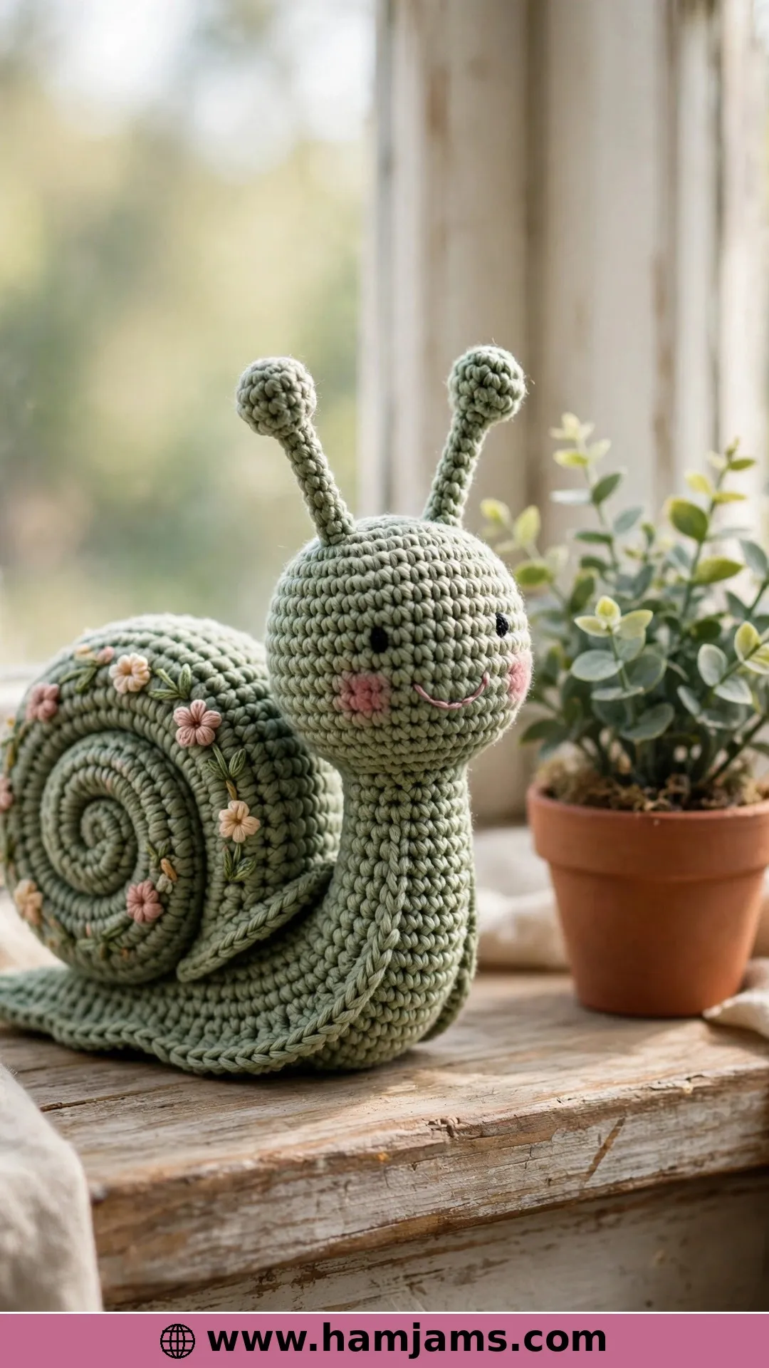 Shelly, with Flowers on Her Shell