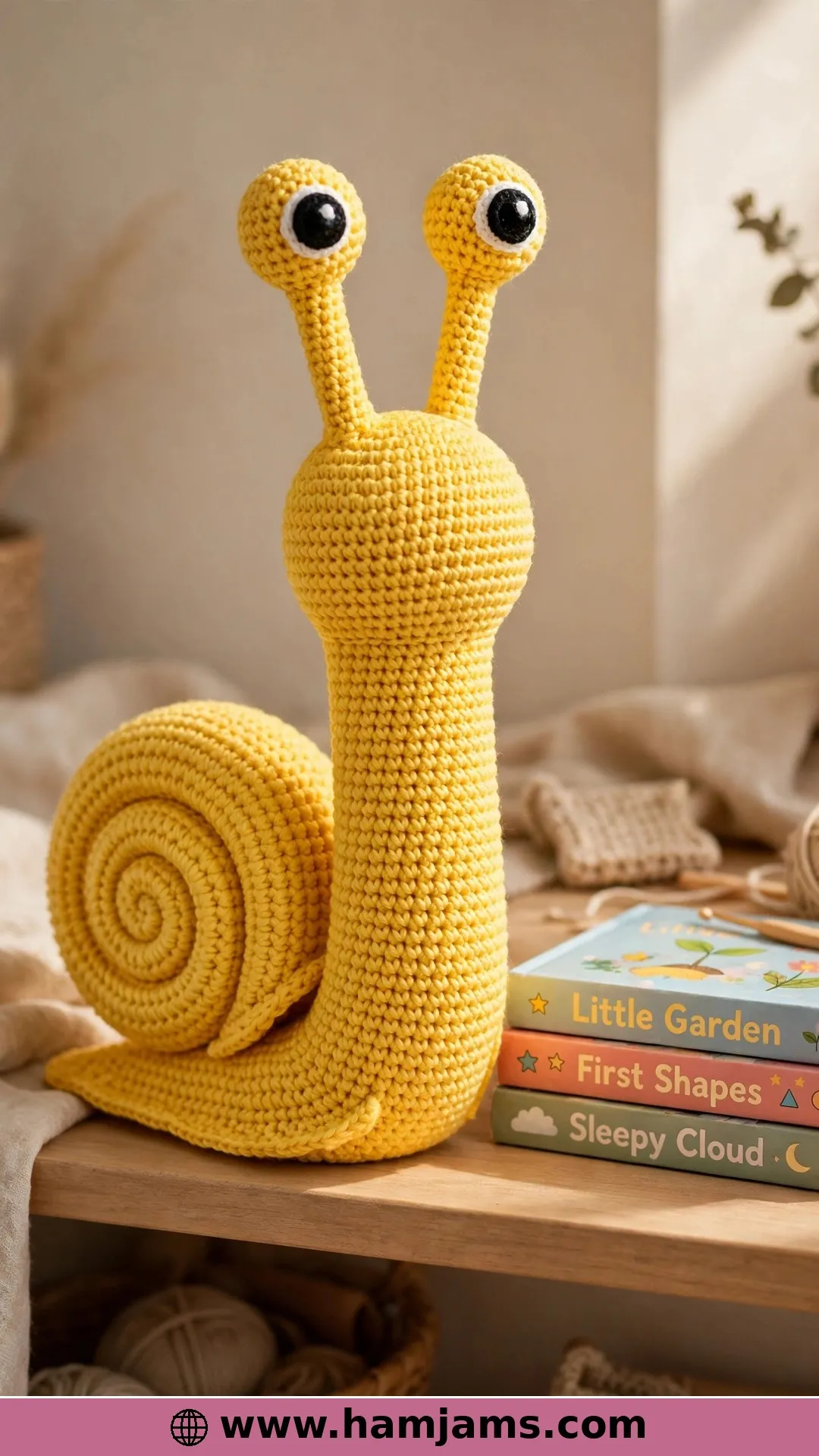 The Tall Beginner Snail That Sits Up Proudly