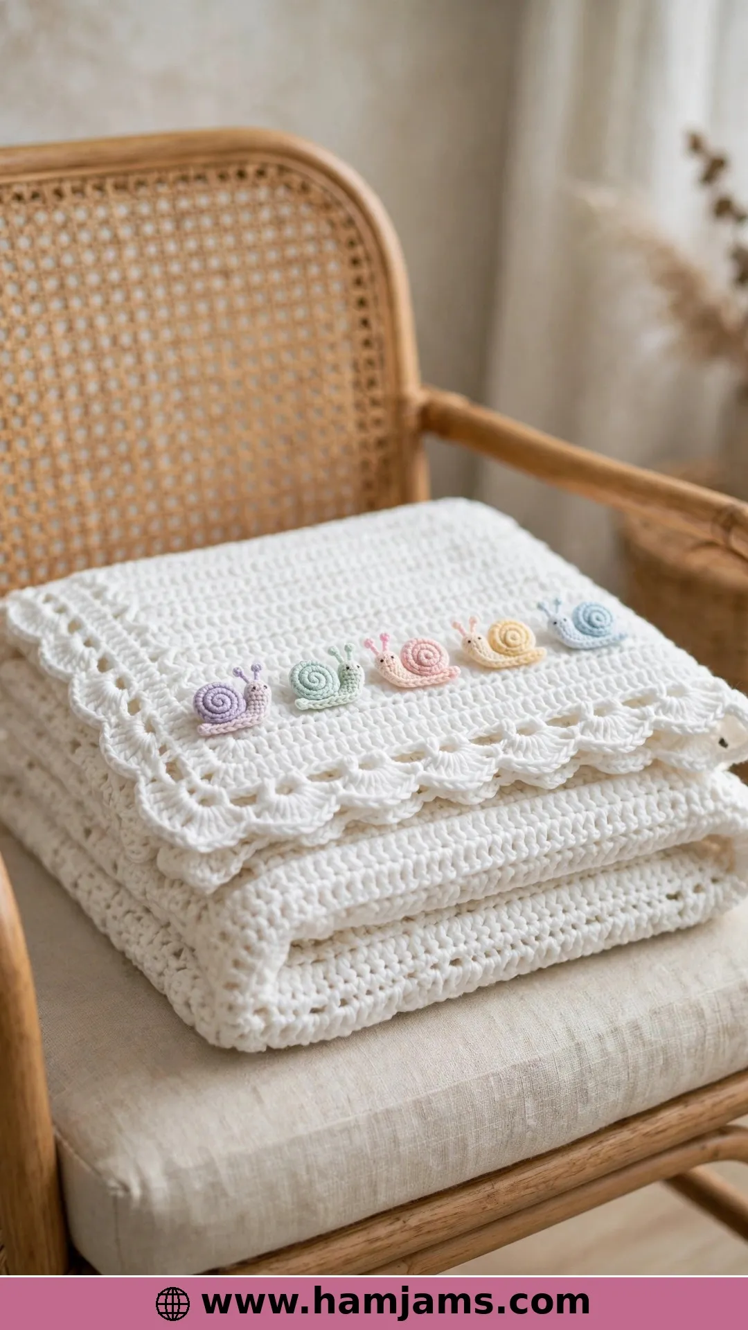 The Speedy Snail Baby Blanket