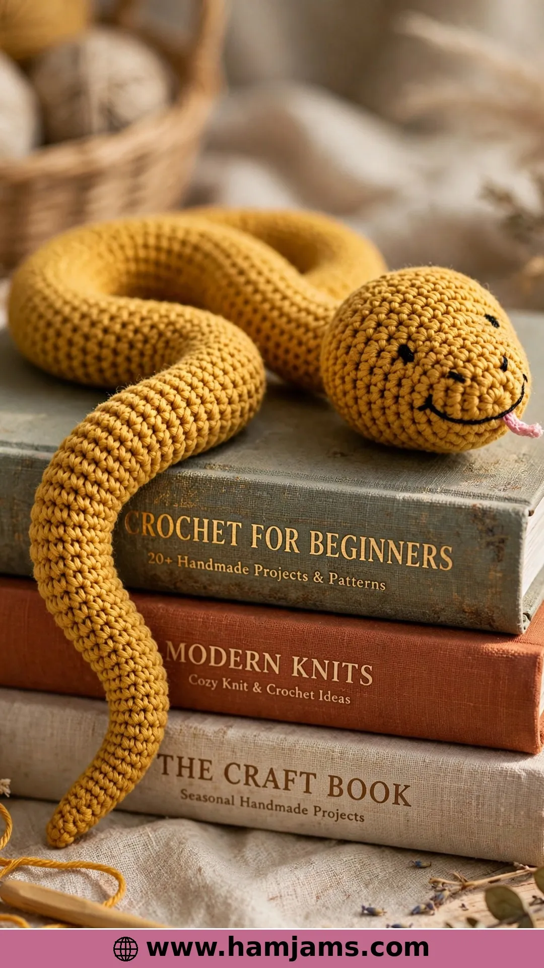 The Sweet Smiling Cotton Snake
