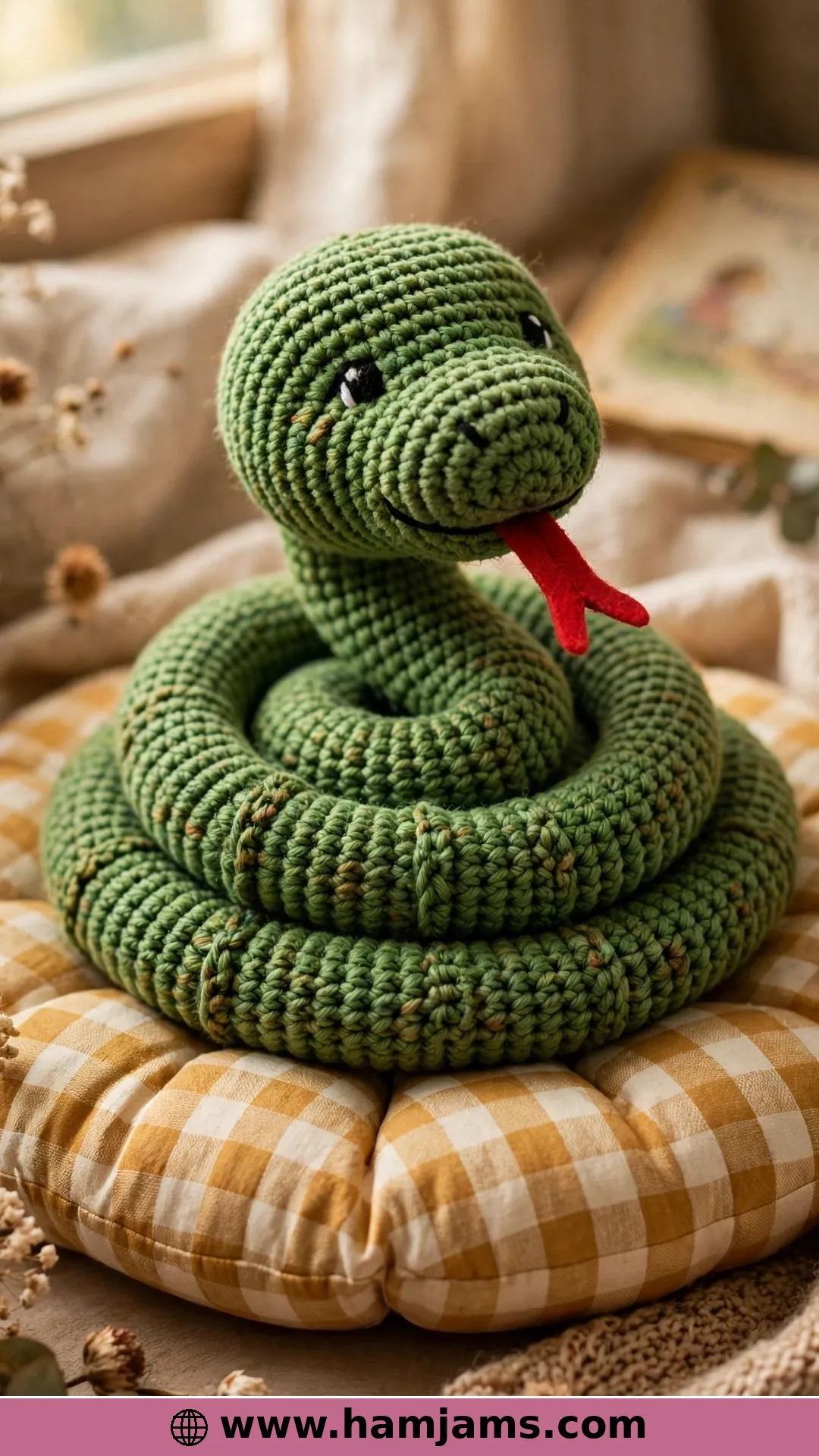 Simon the Classic Amigurumi Snake