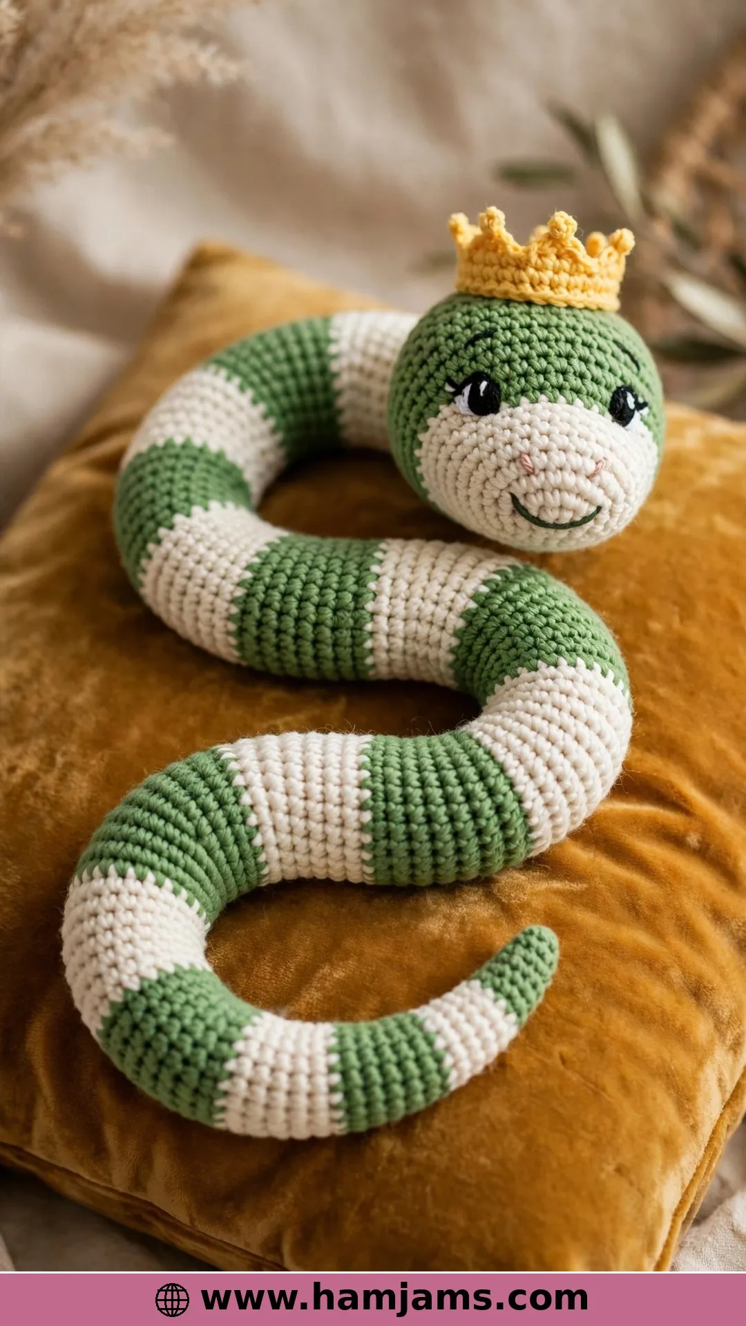 A Snake Wearing a Crown