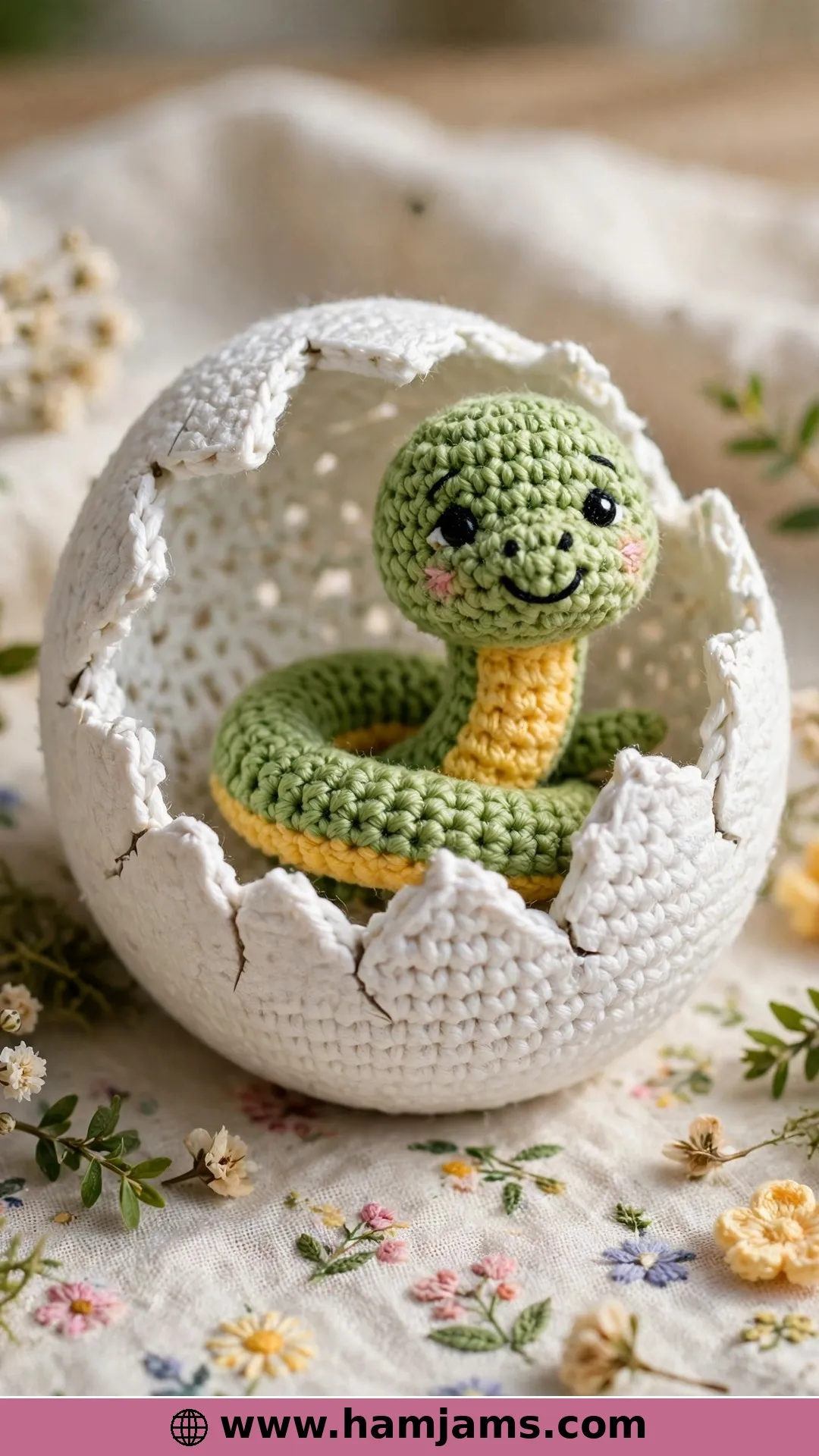 A Baby Snake Hatching from Its Egg