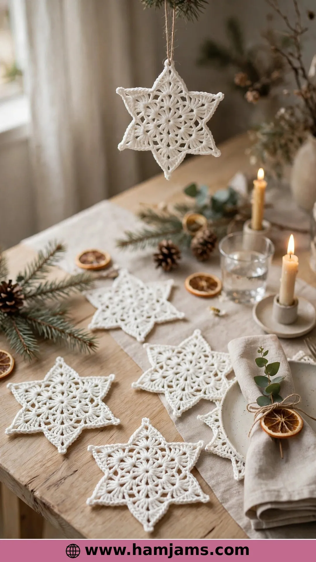 Sparkling Snow Stars From DROPS
