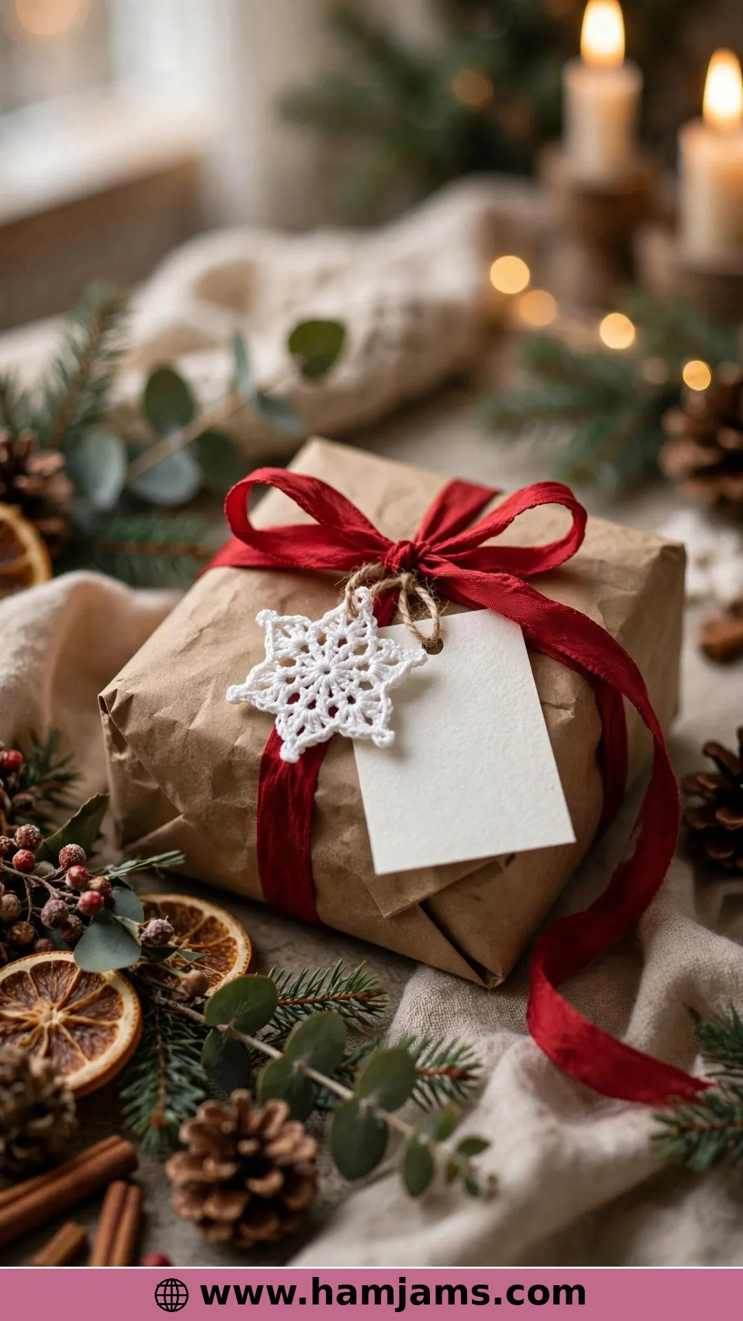 The Tiny Snow Tag for Your Prettiest Parcels