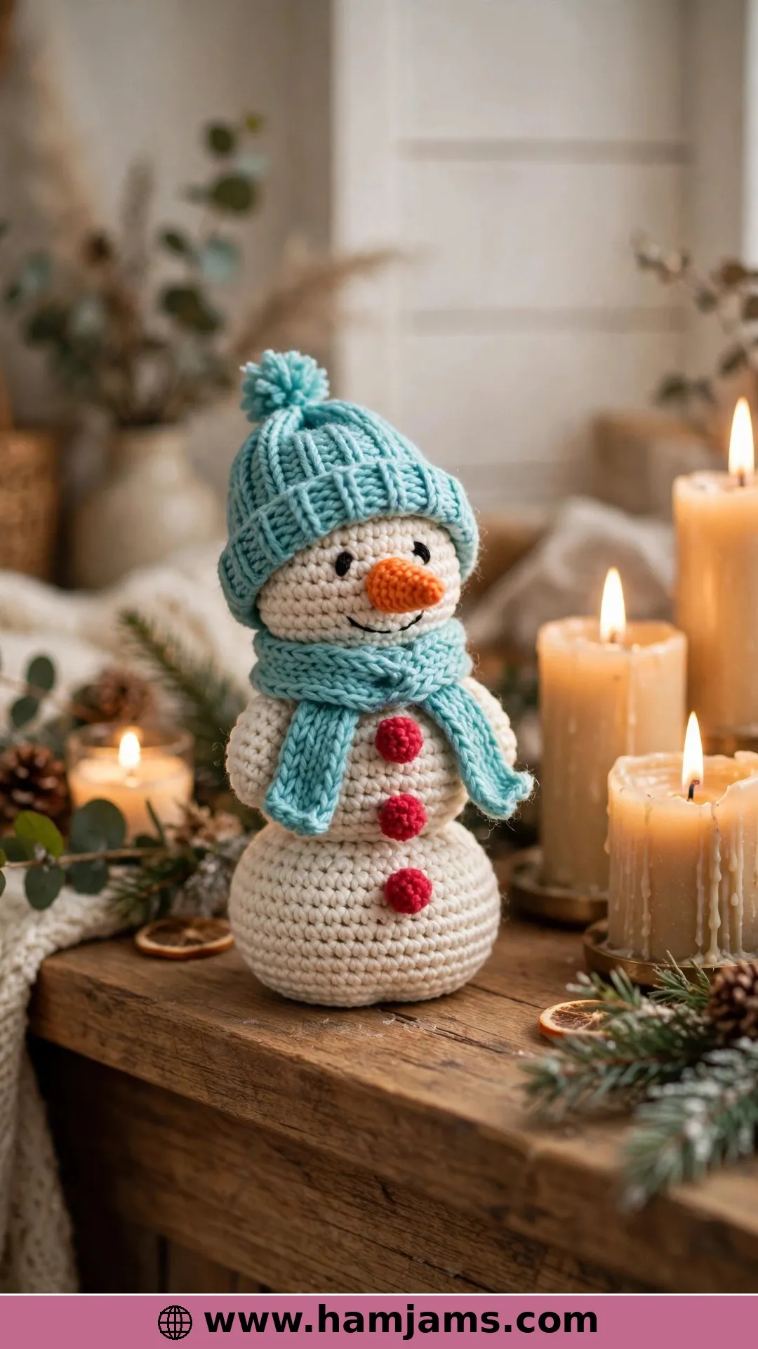 The Classic Easy Snowman in Turquoise