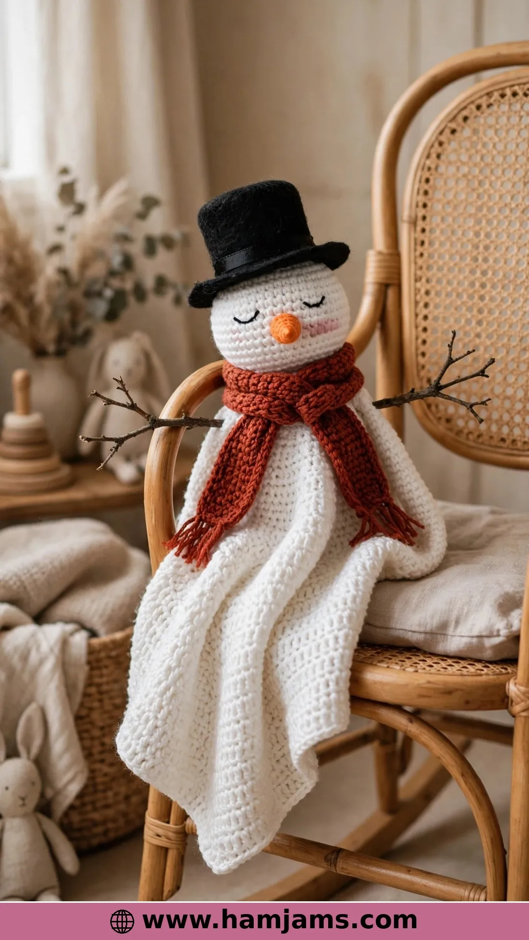 The Floppy Snowman Lovey for Little Ones