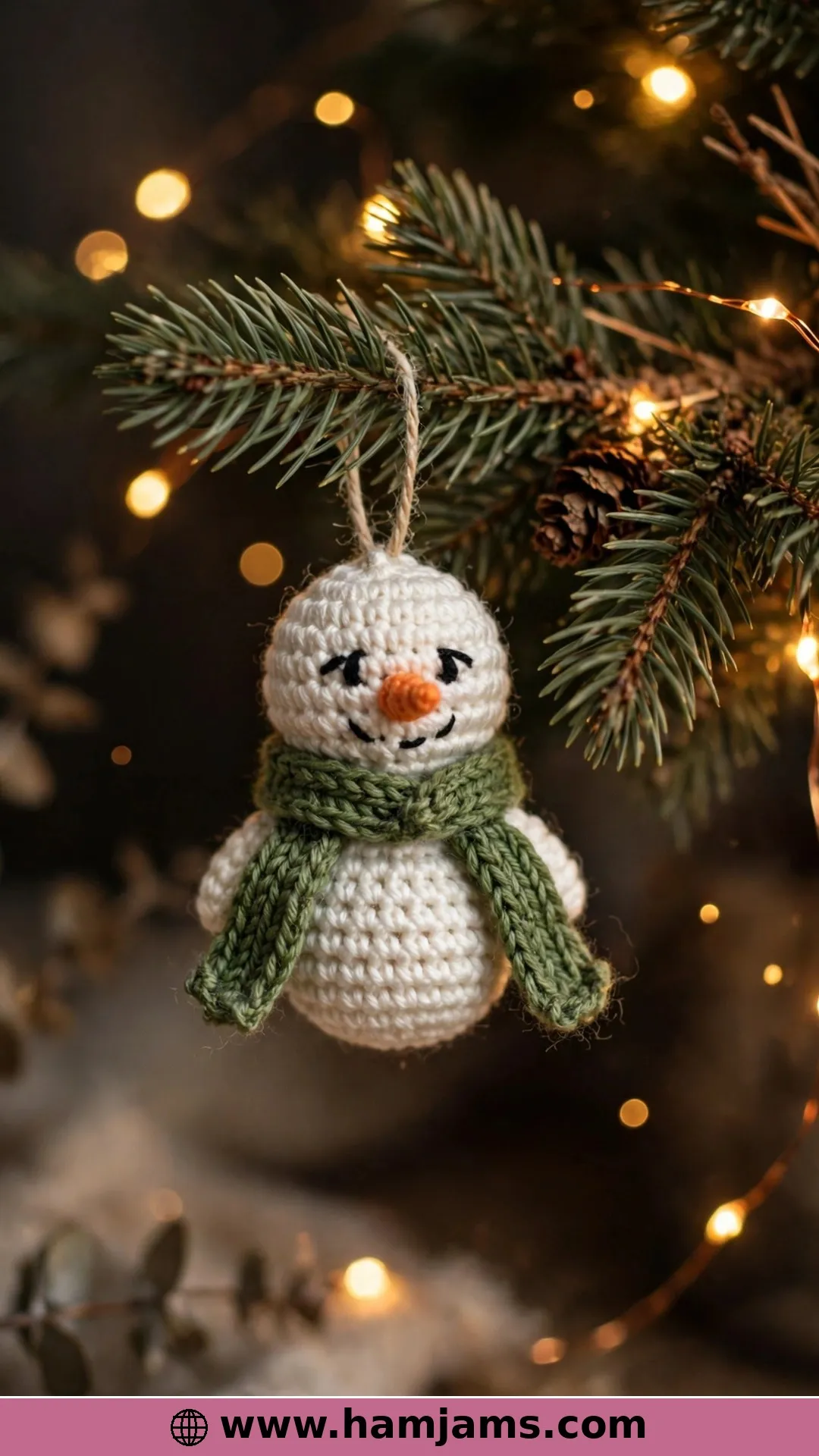 The One-Piece Snowman Ornament