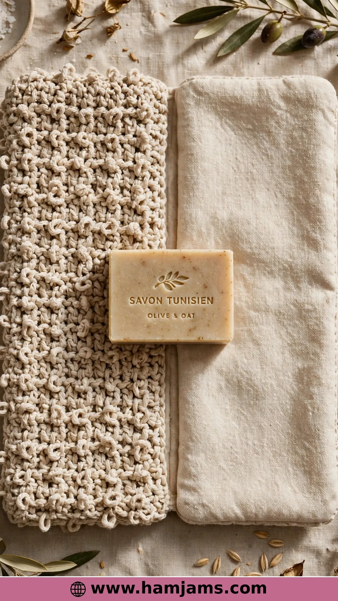 Two-Sided Tunisian Soap Cozy