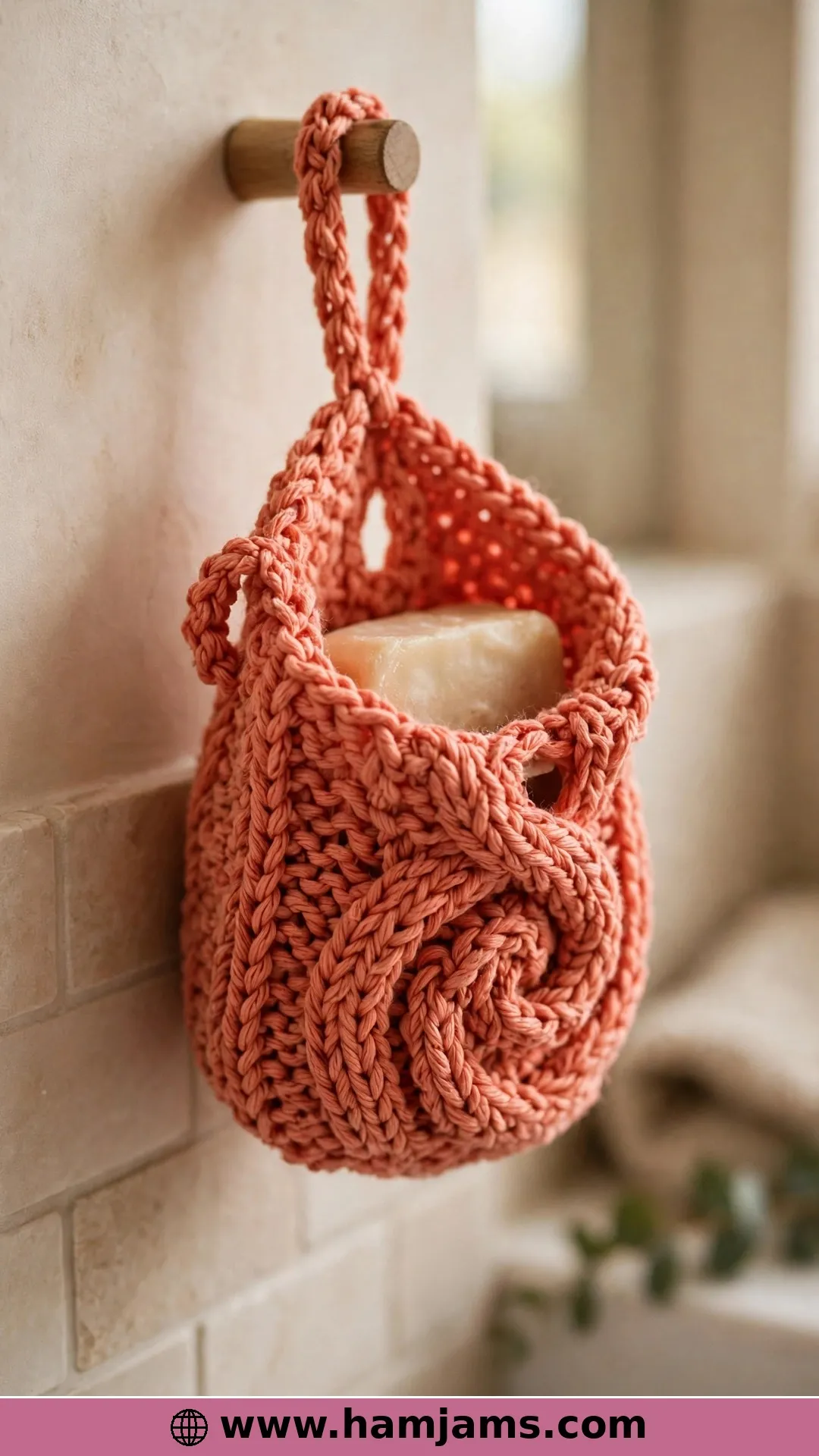 Simple Soap Sacks with Hanging Loop
