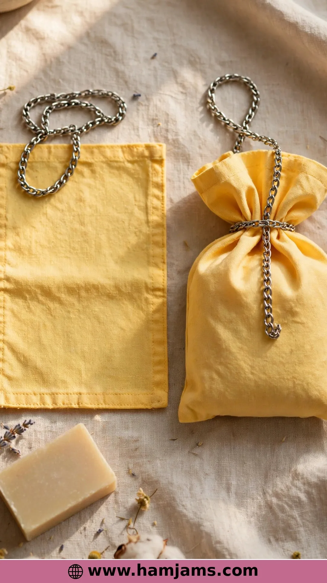 Straightforward One-Stitch Soap Sack