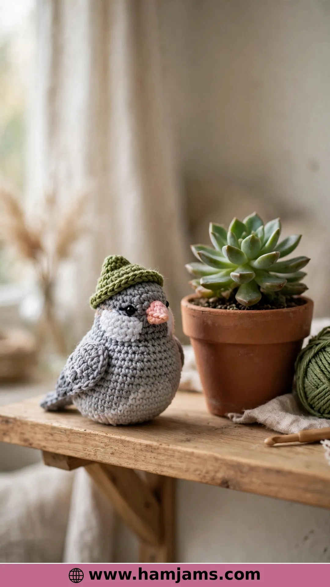 Bun-Chan, the Java Sparrow in His Little Green Hat