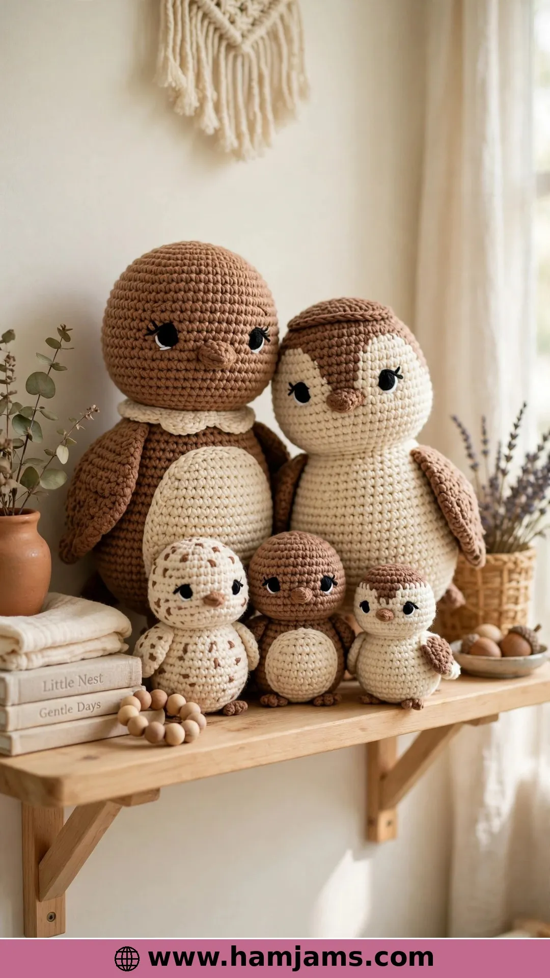 The Whole Sparrow Family in One Pattern