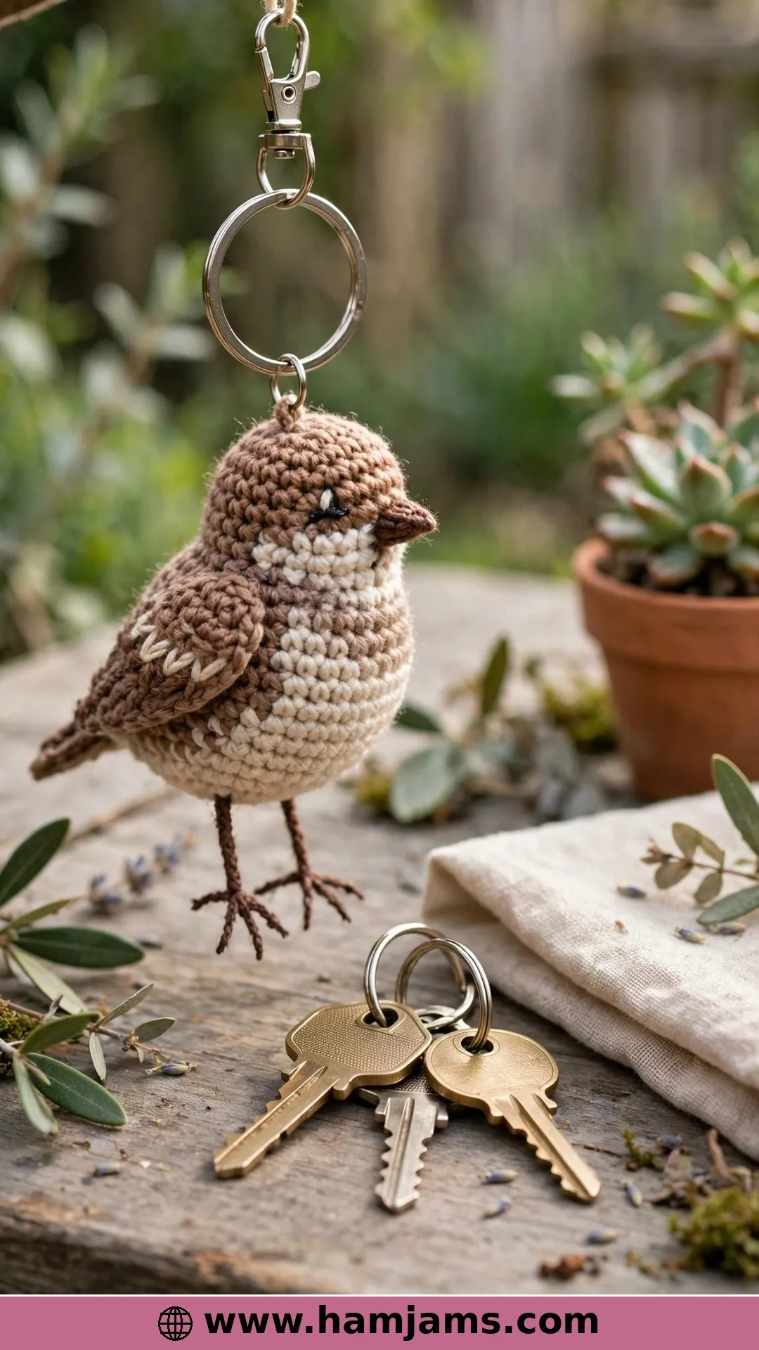 The Two-and-a-Half-Inch Keychain Bird