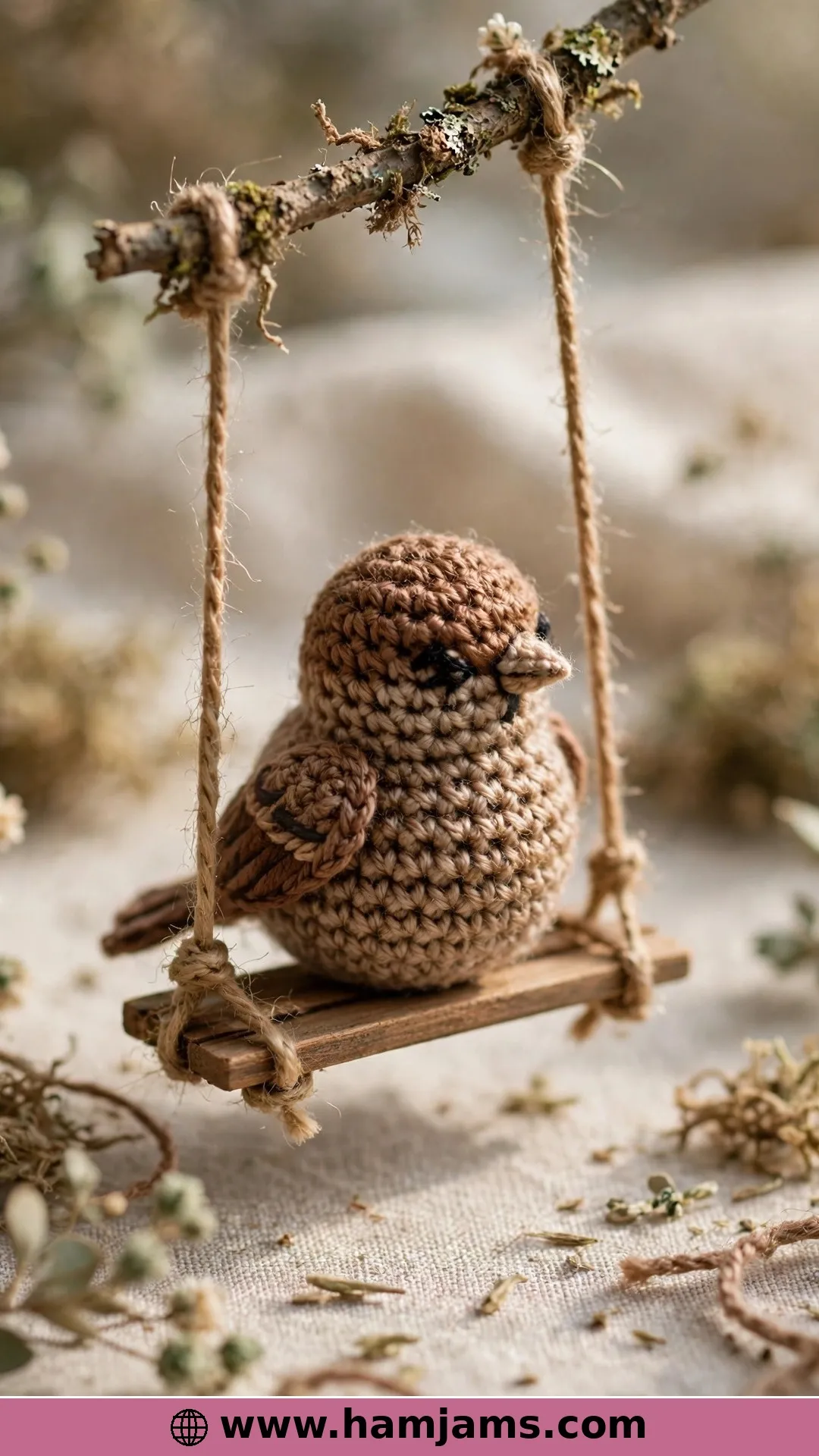 The Little Bird on a Swing