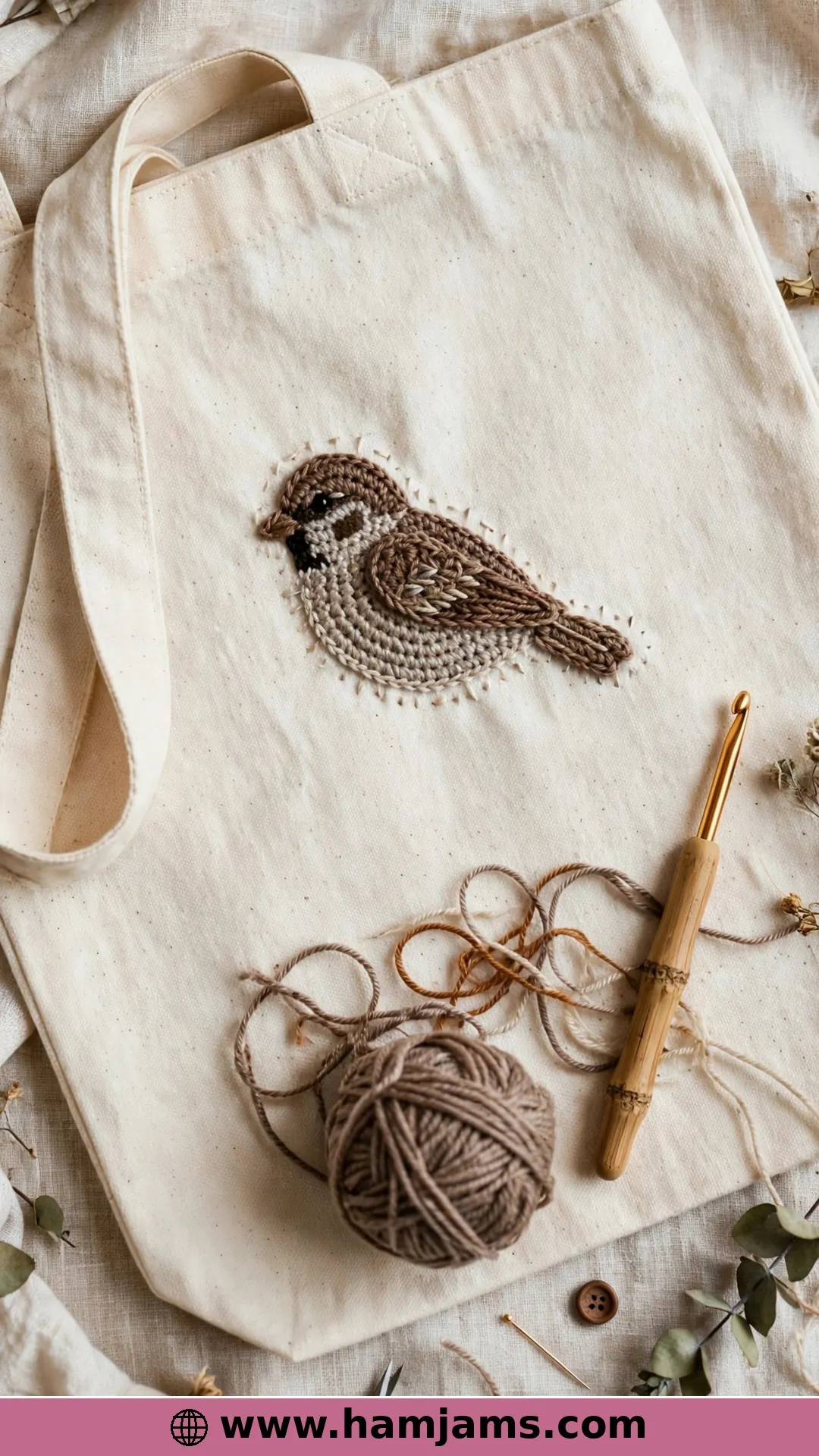 The Little Appliqué Bird for Anything